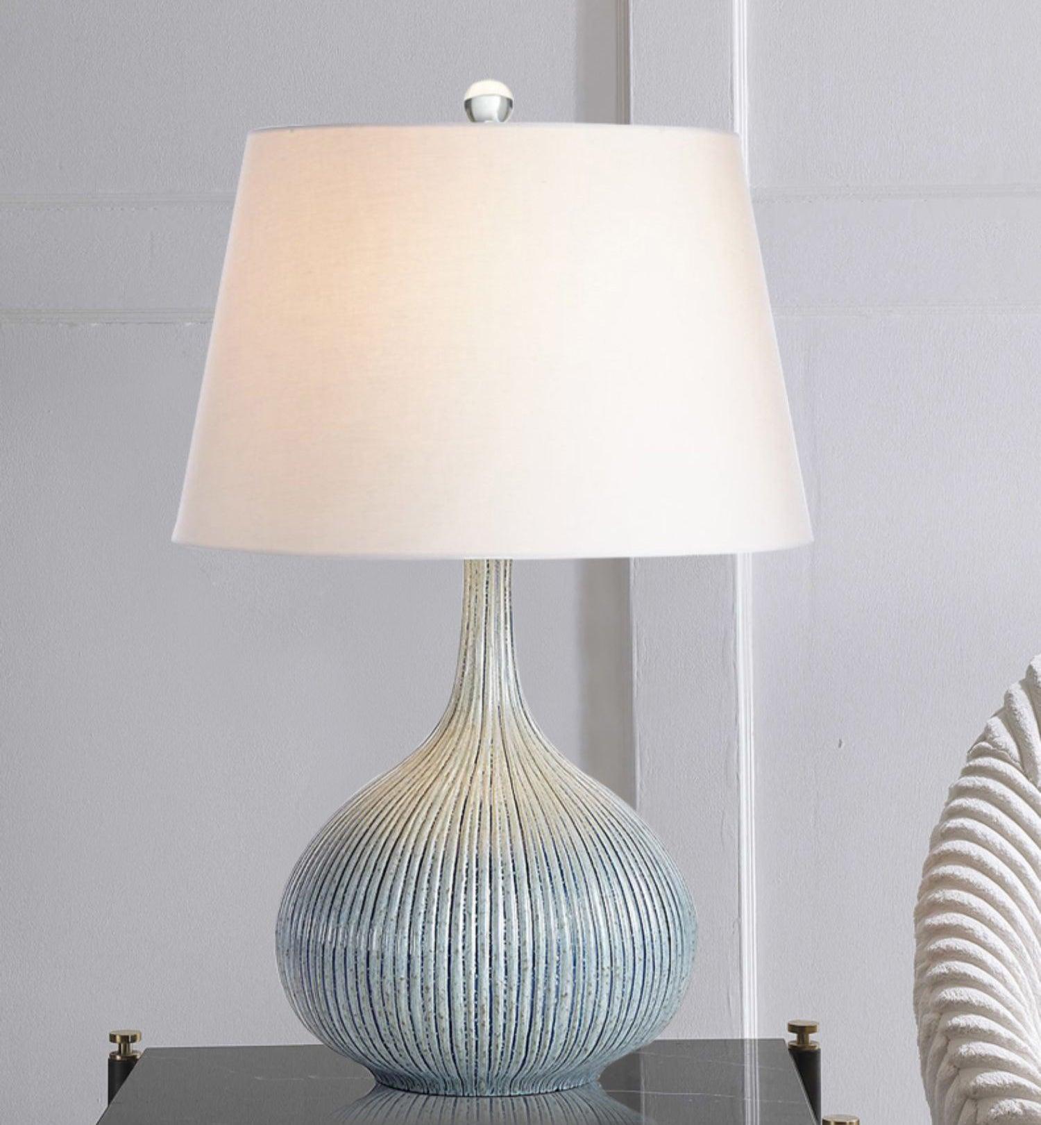 Firace Ceramic Fabric Table Lamp - Letslighting