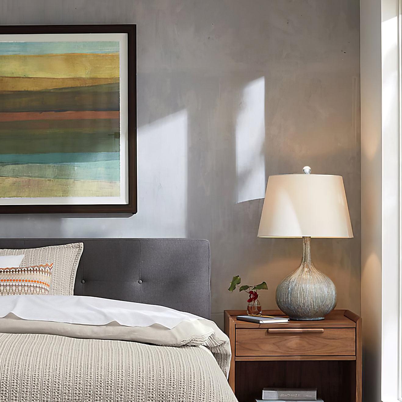 Firace Ceramic Fabric Table Lamp - Letslighting