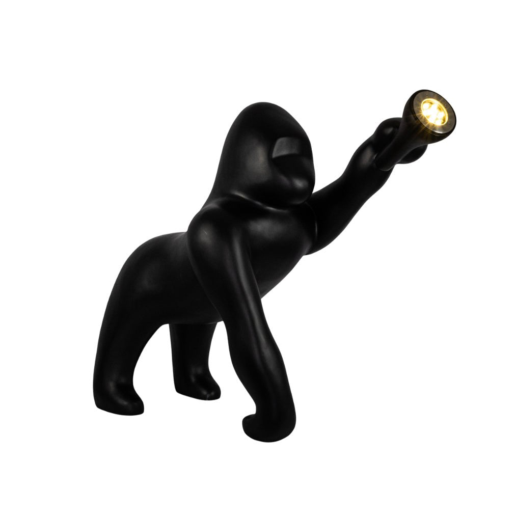 Zasolil Artistic Resin Gorilla Floor Lamp - Letslighting