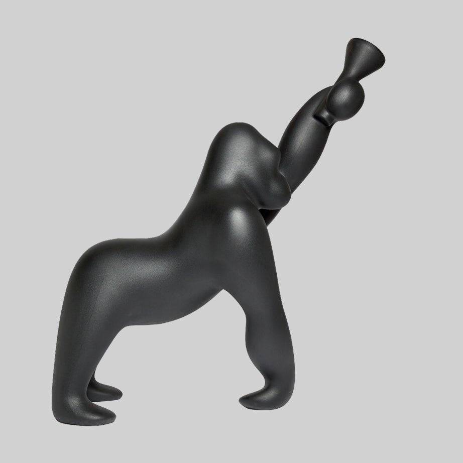 Zasolil Artistic Resin Gorilla Floor Lamp - Letslighting