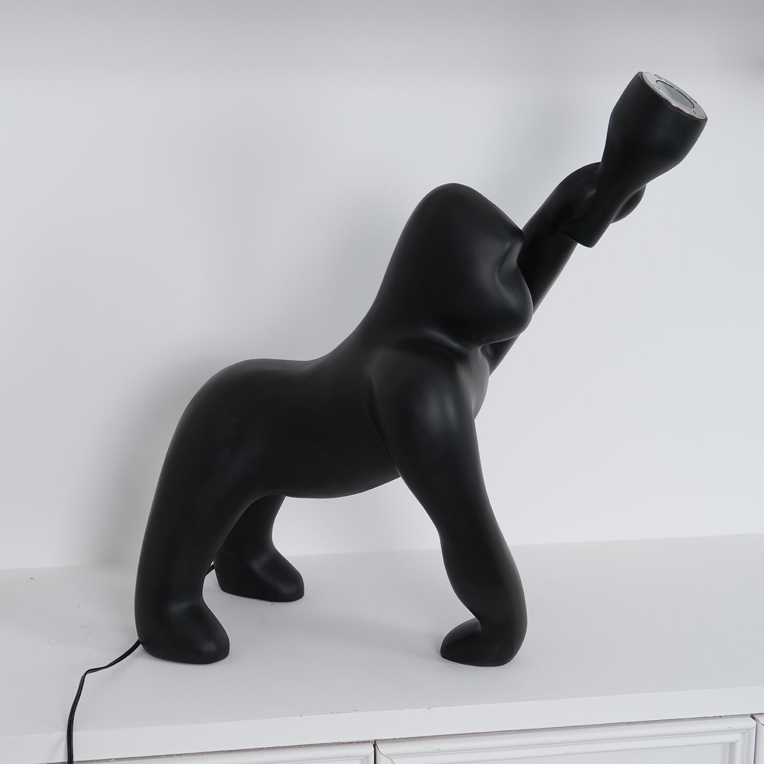 Zasolil Artistic Resin Gorilla Floor Lamp - Letslighting