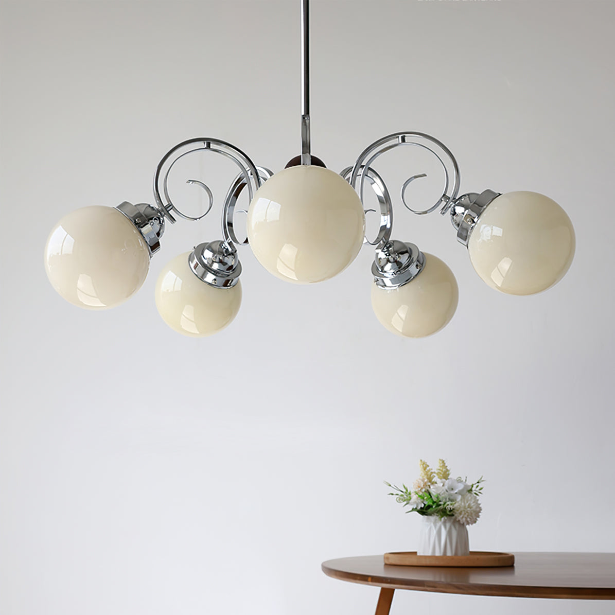 Valentina Vintage Chandelier Glass Living Room Dining Room