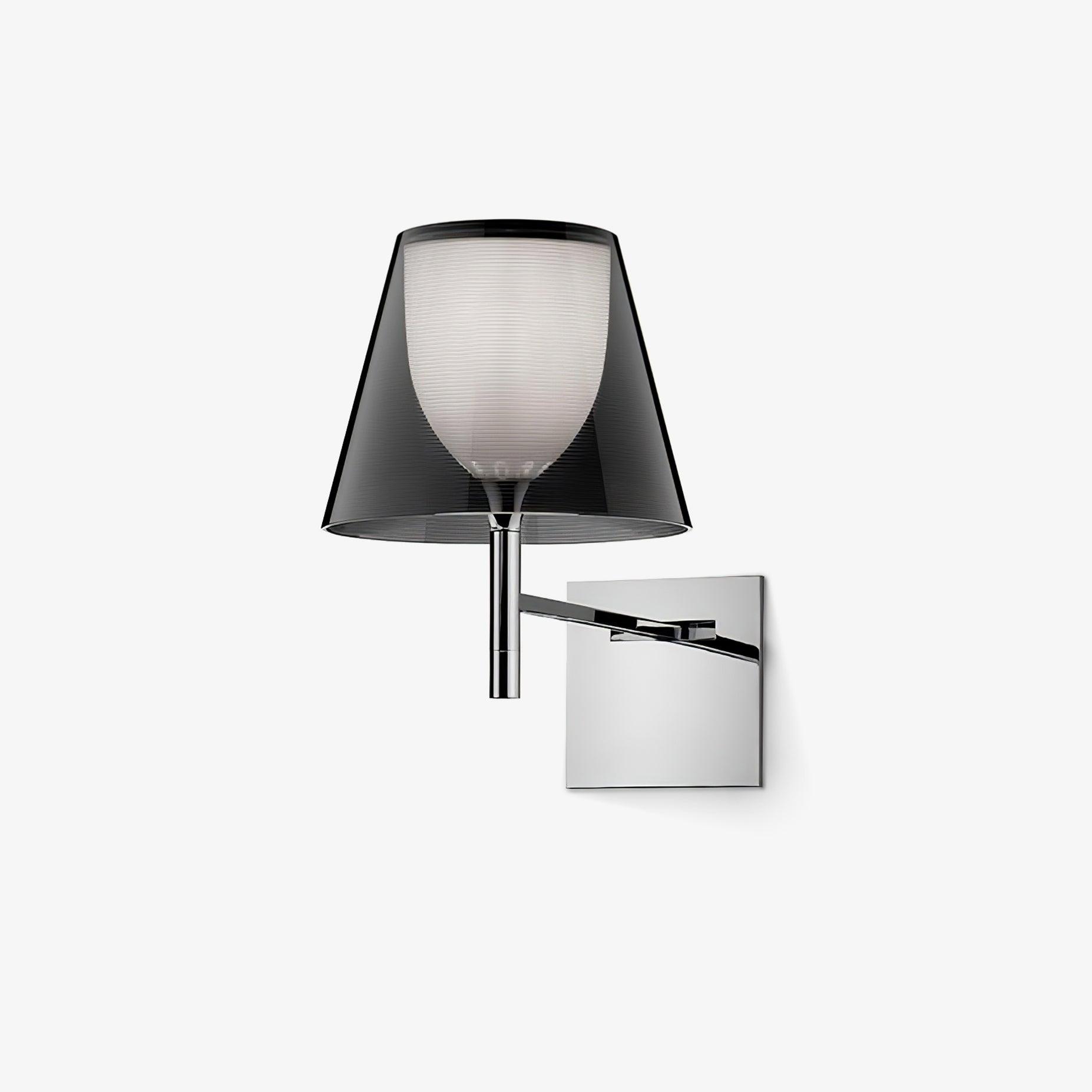 Orsore Chrome Prism Fabric Wall Lamp - Letslighting