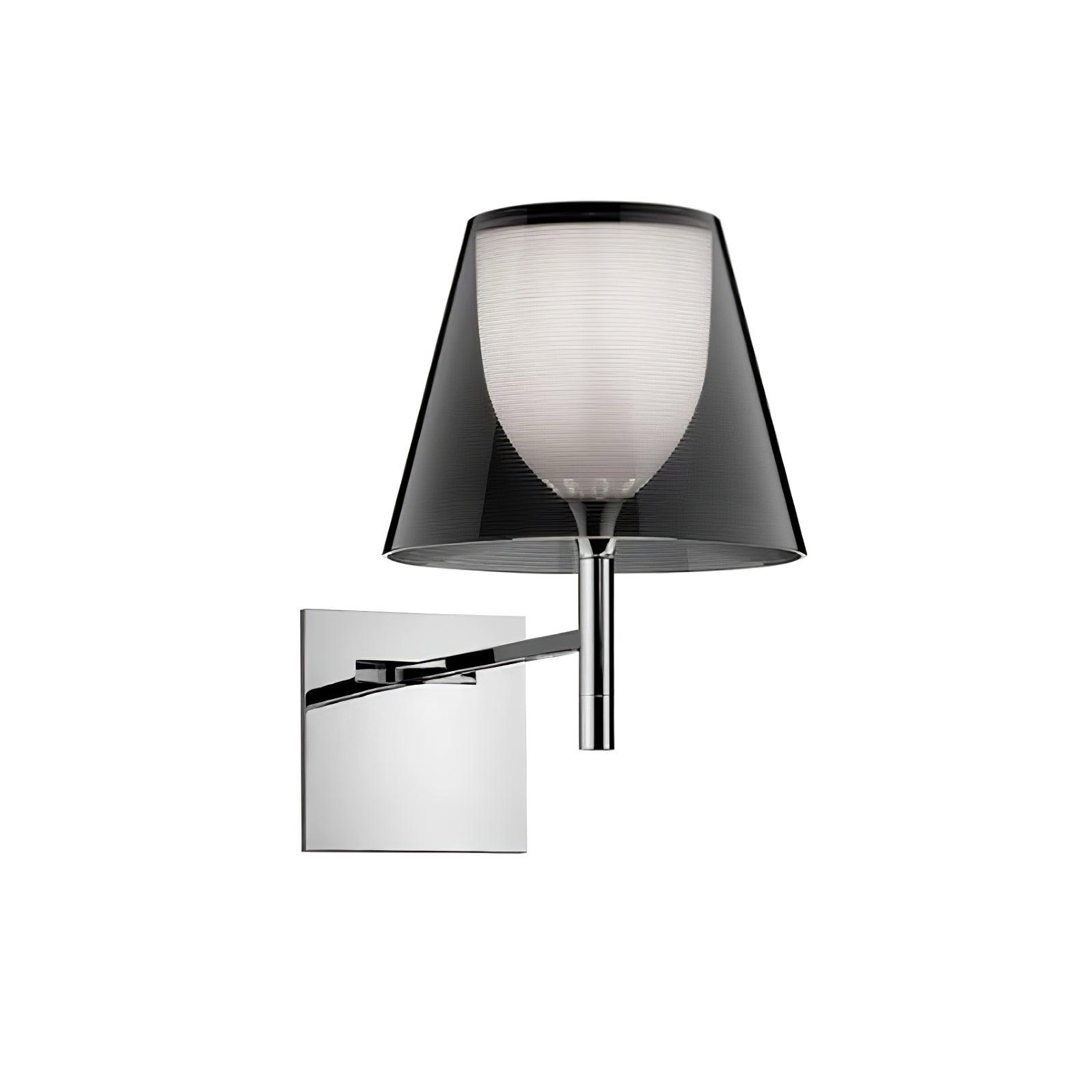 Orsore Chrome Prism Fabric Wall Lamp - Letslighting