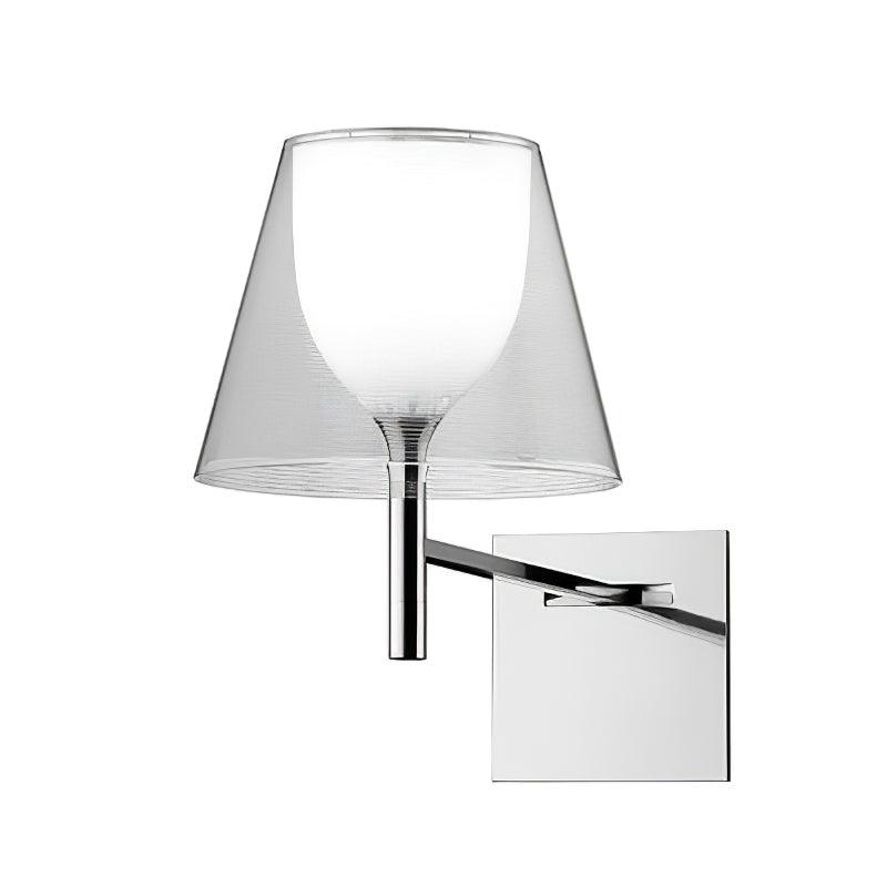 Orsore Chrome Prism Fabric Wall Lamp - Letslighting
