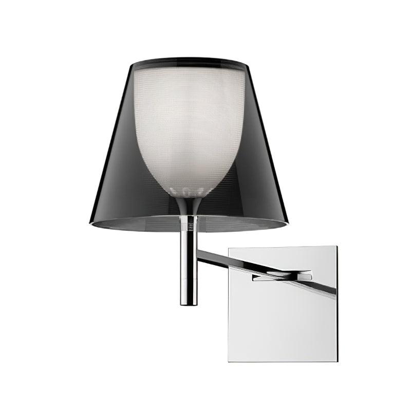 Orsore Chrome Prism Fabric Wall Lamp - Letslighting