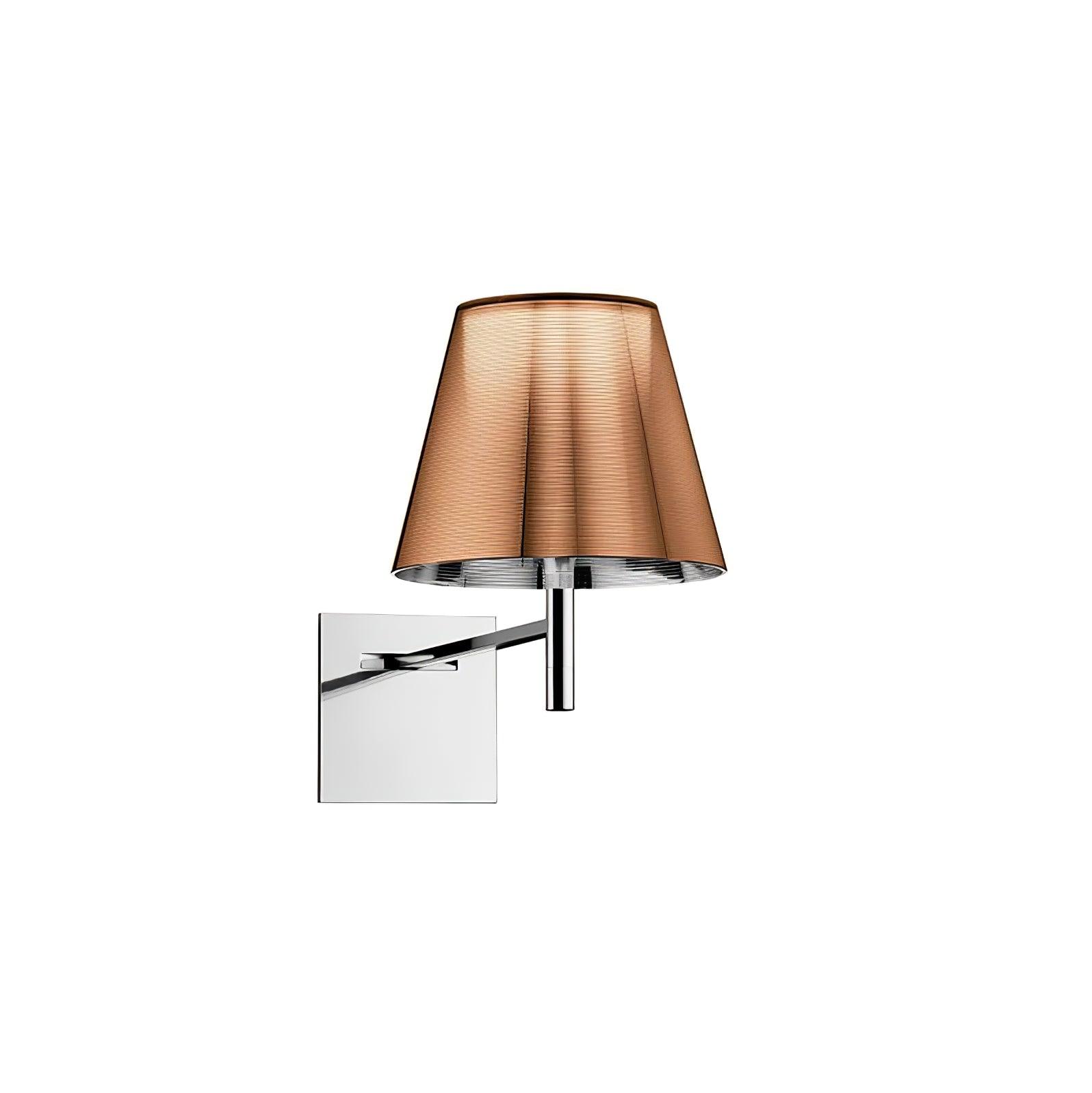 Orsore Chrome Prism Fabric Wall Lamp - Letslighting