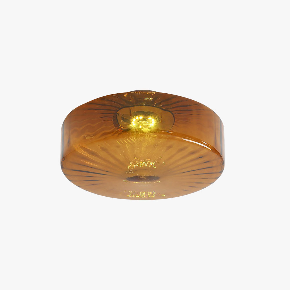 Valentina Amber Glass Ceiling Light - Letslighting