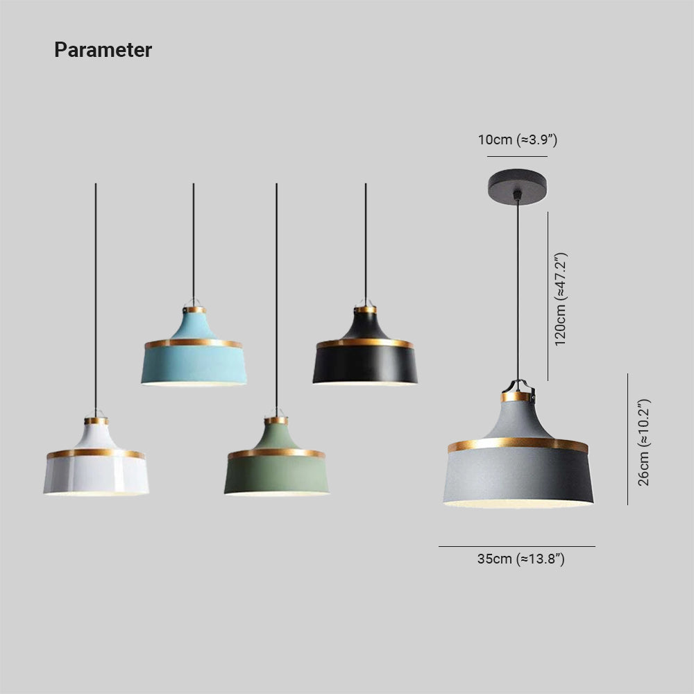 Valentina Modern Colorful Single Pendant Light, Shade - Letslighting