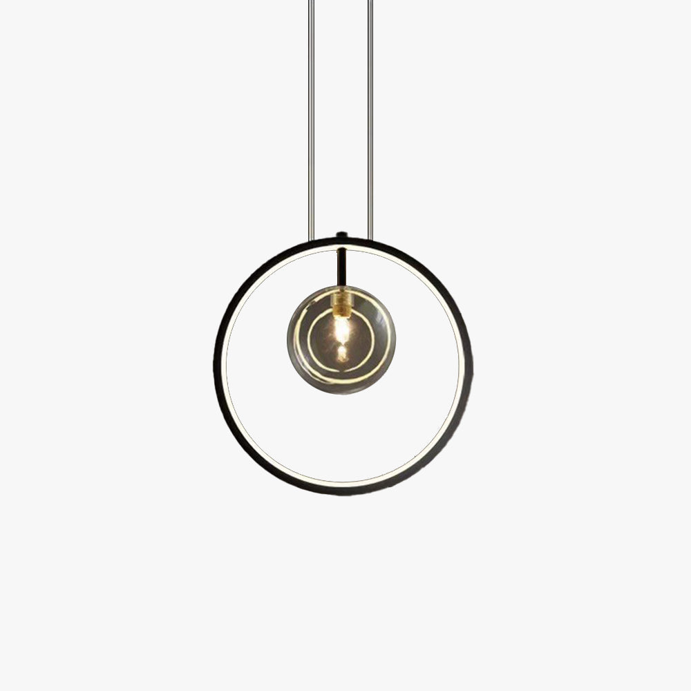 Nordic Glass Bubbles LED Modern Pendant Light For Dining Room