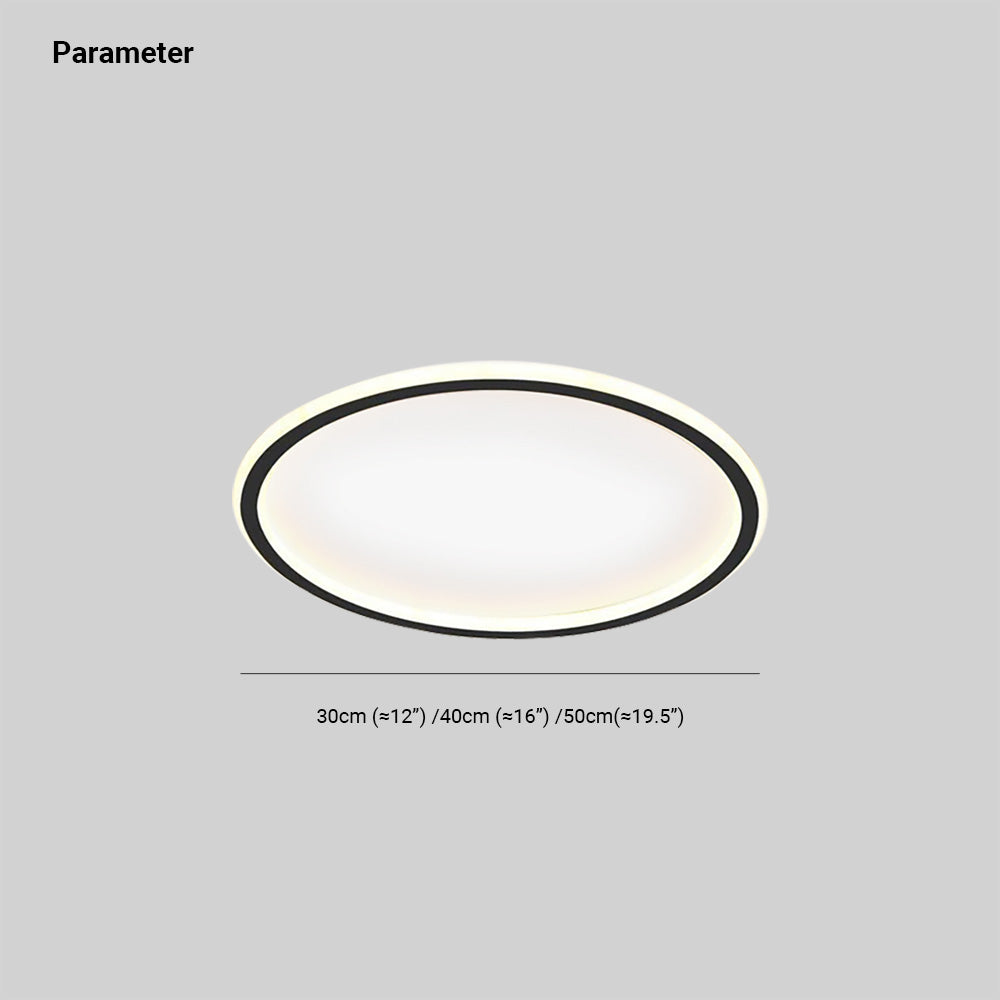 Arisha Flush Mount Ceiling Light Modern LED Round Hollow - Letslighting