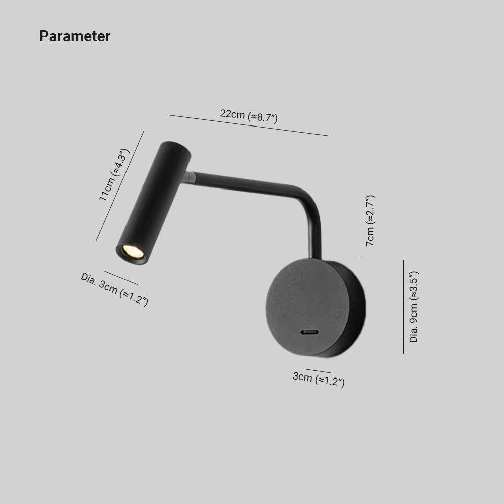 Ray Wall Lamps Swing Arm Modern LED Spotlight Corridor