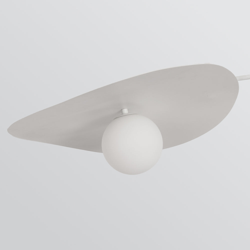 Arisha Minimalist LED Leaf Shaped Metal Pendant Light - Letslighting