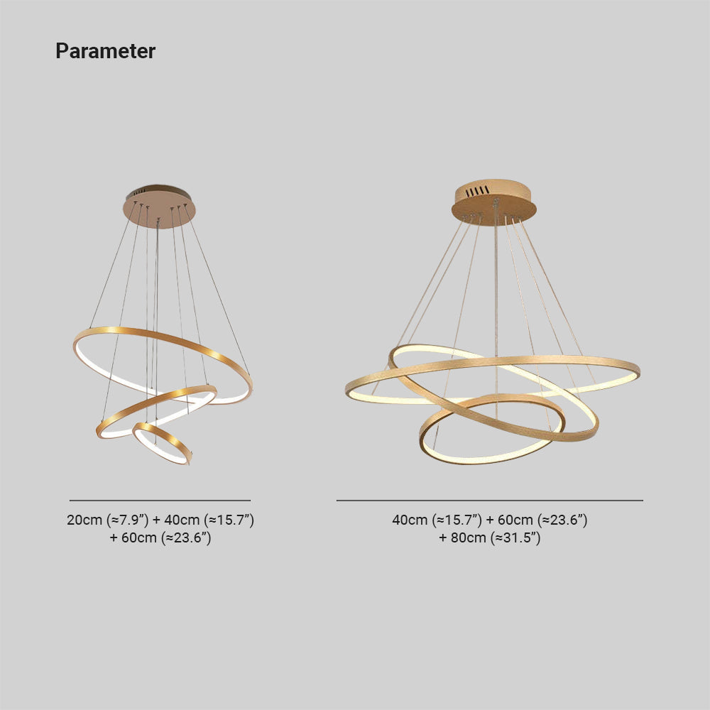 Arisha Pendant Light Inner Ring Illuminated - Letslighting