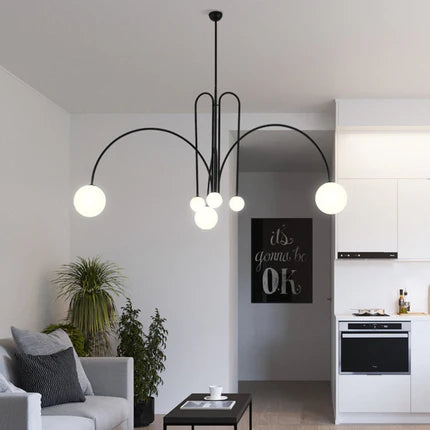 Lustra Chandelier Globe Modern