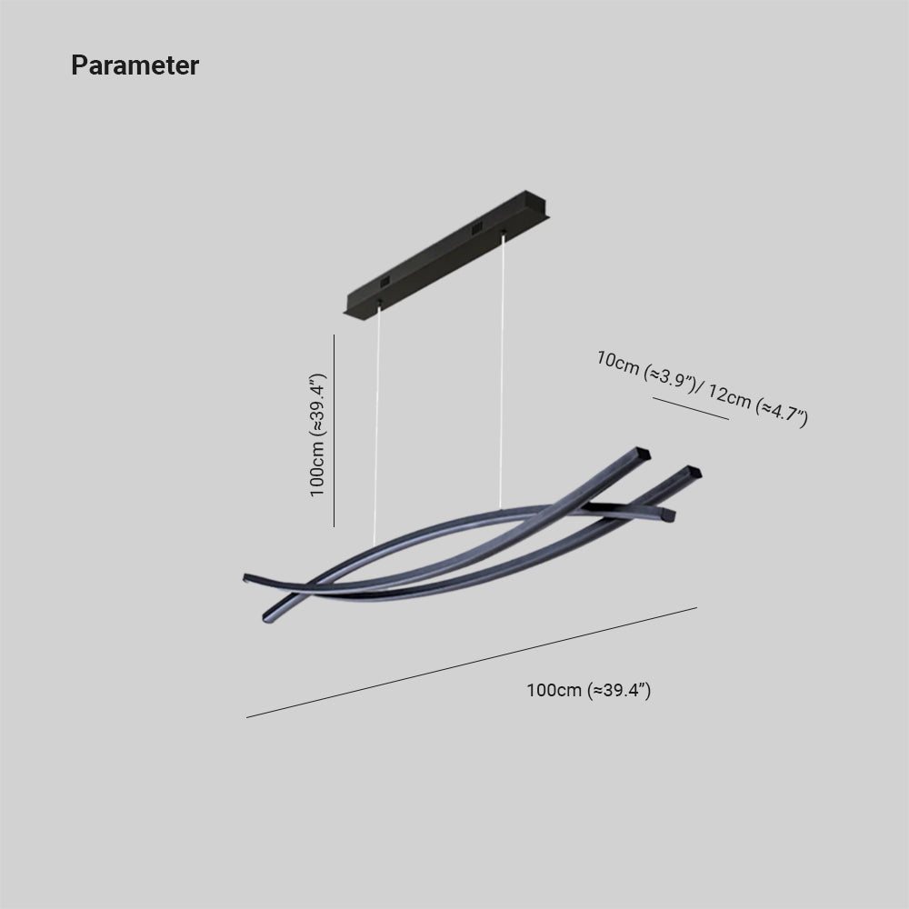 Arisha Modern Linear Pendant Light - Letslighting