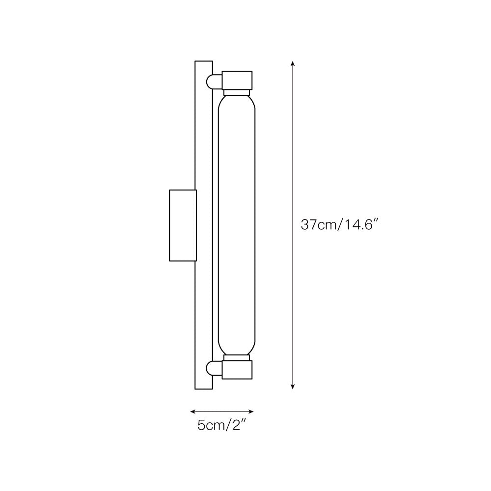 Cumiror Modern Minimalist Glass Wall Lamp - Letslighting