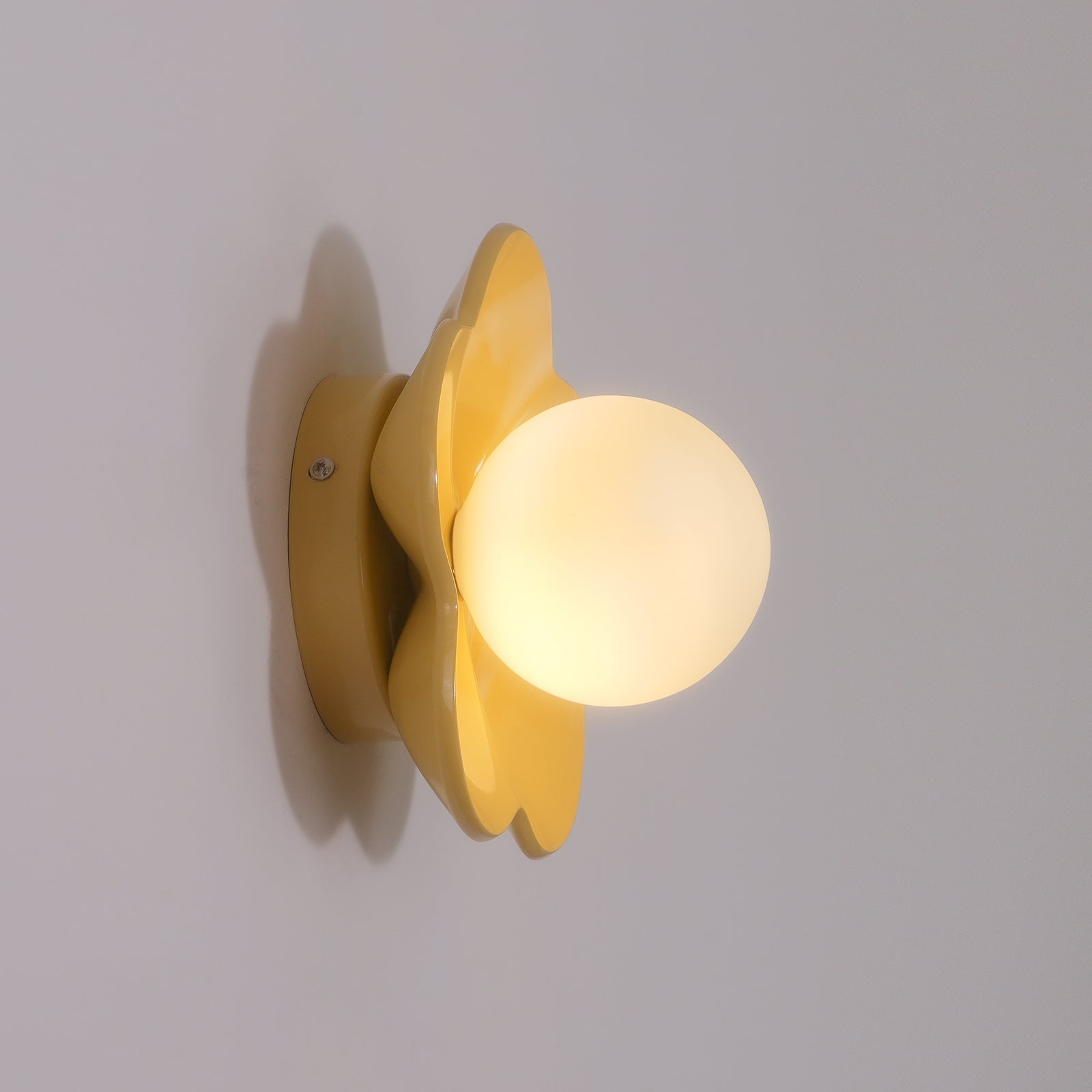 Meluna Yellow Flower Wall Lamp - Letslighting