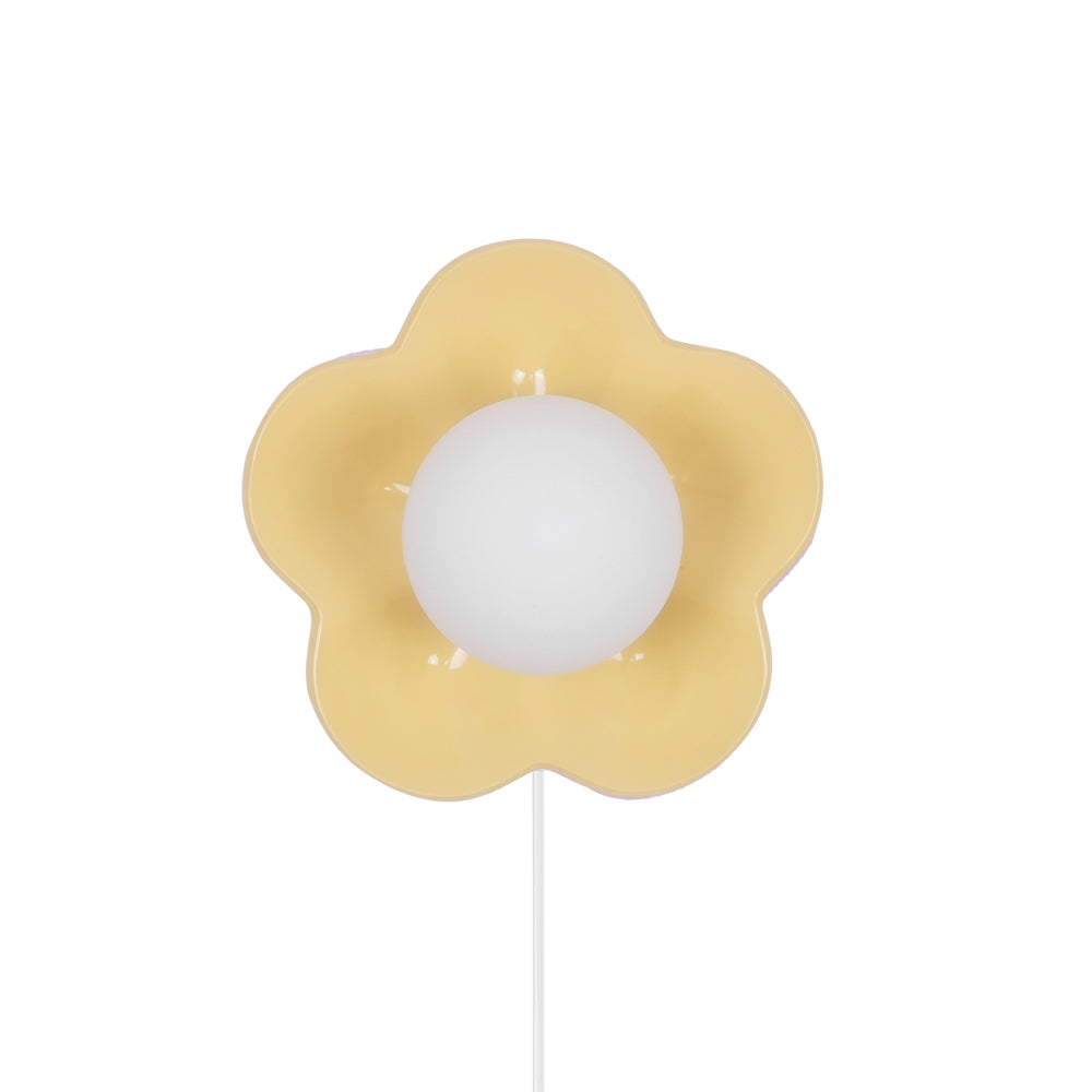 Meluna Yellow Flower Wall Lamp - Letslighting