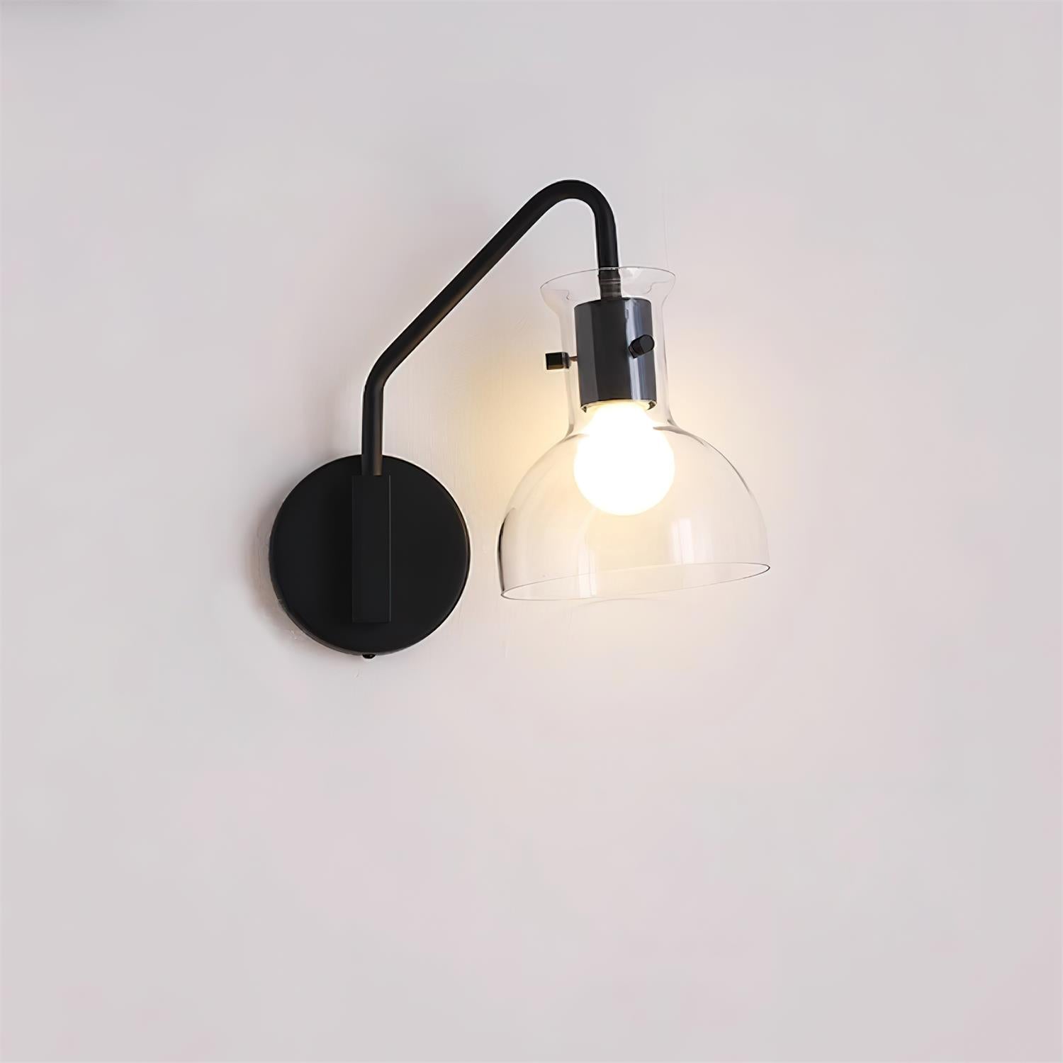 Laito Wall Lamp Curved Glass - Letslighting