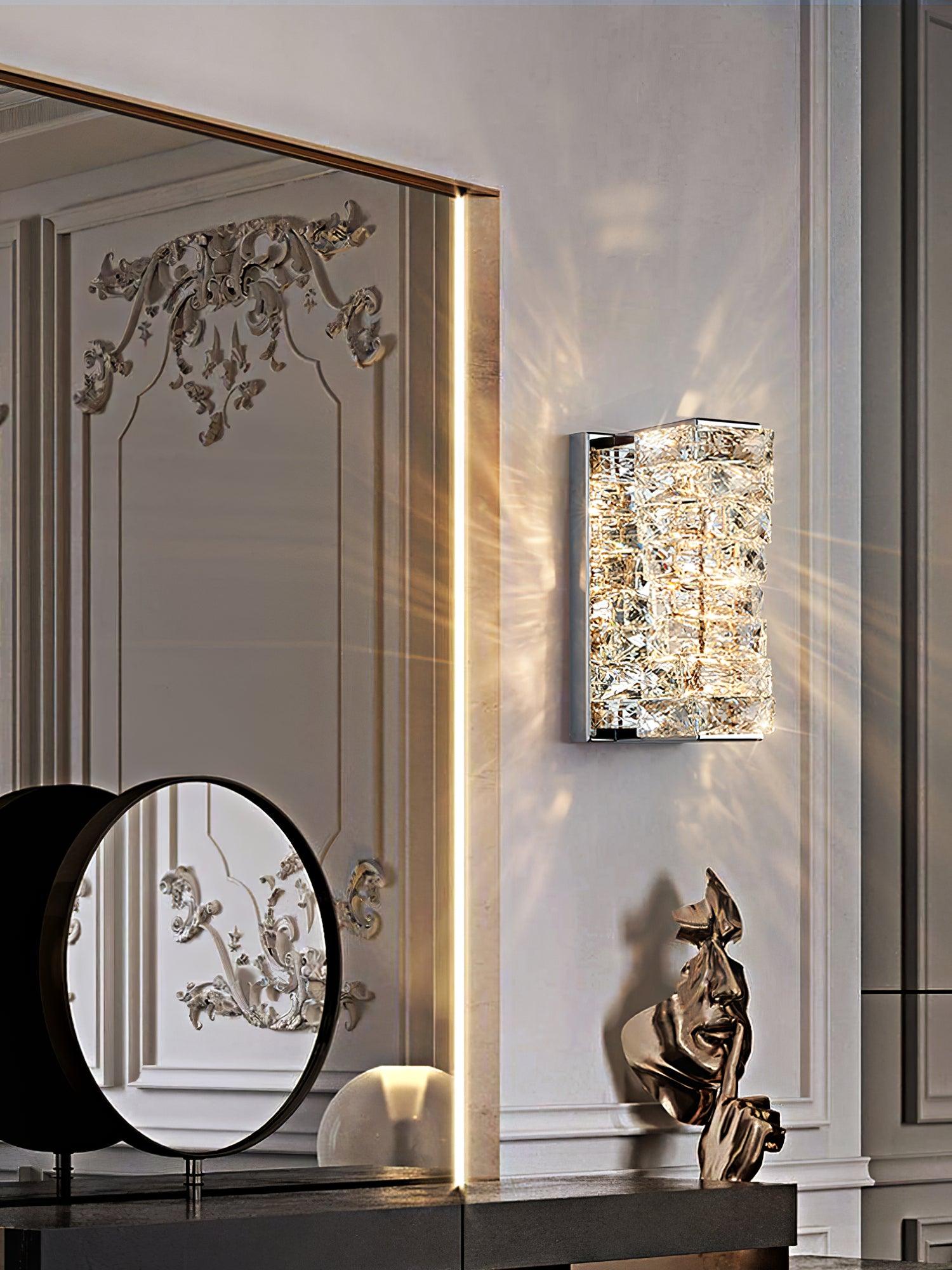 Ilvelia Postmodern Luxury Crystal Wall Light - Letslighting