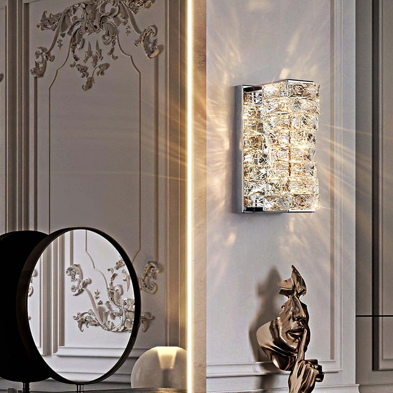 Ilvelia Postmodern Luxury Crystal Wall Light - Letslighting