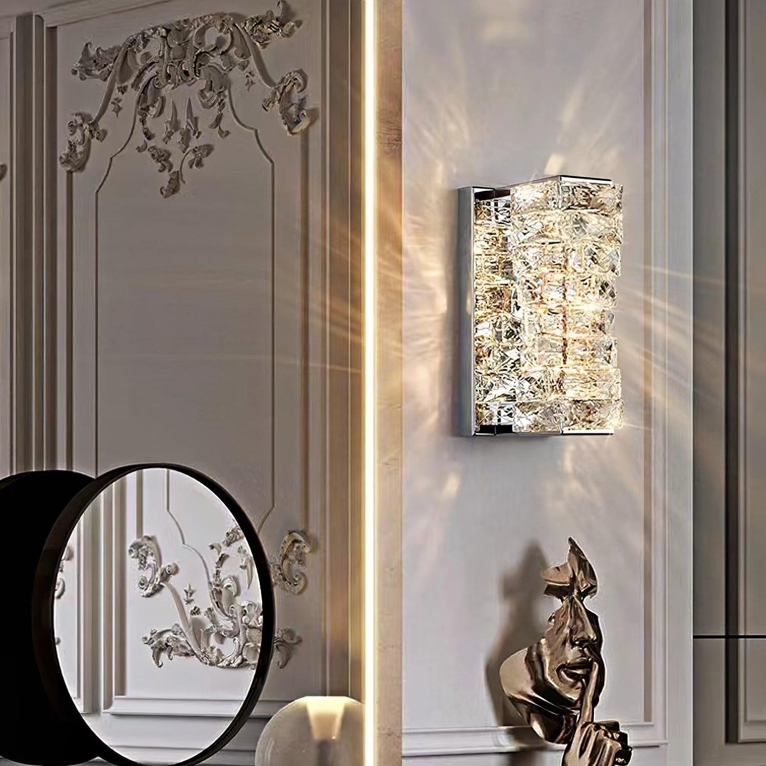 Ilvelia Postmodern Luxury Crystal Wall Light - Letslighting