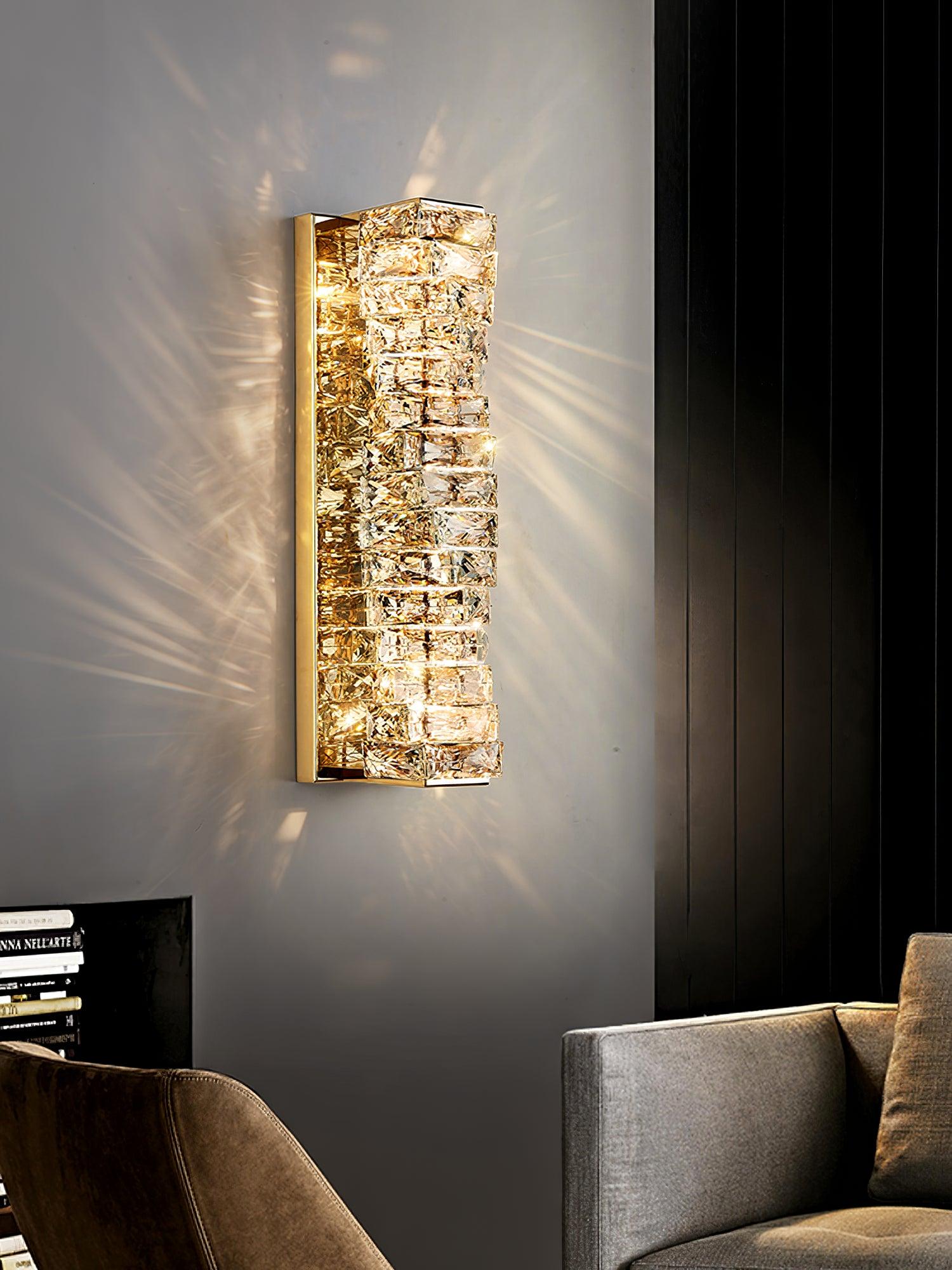Ilvelia Postmodern Luxury Crystal Wall Light - Letslighting