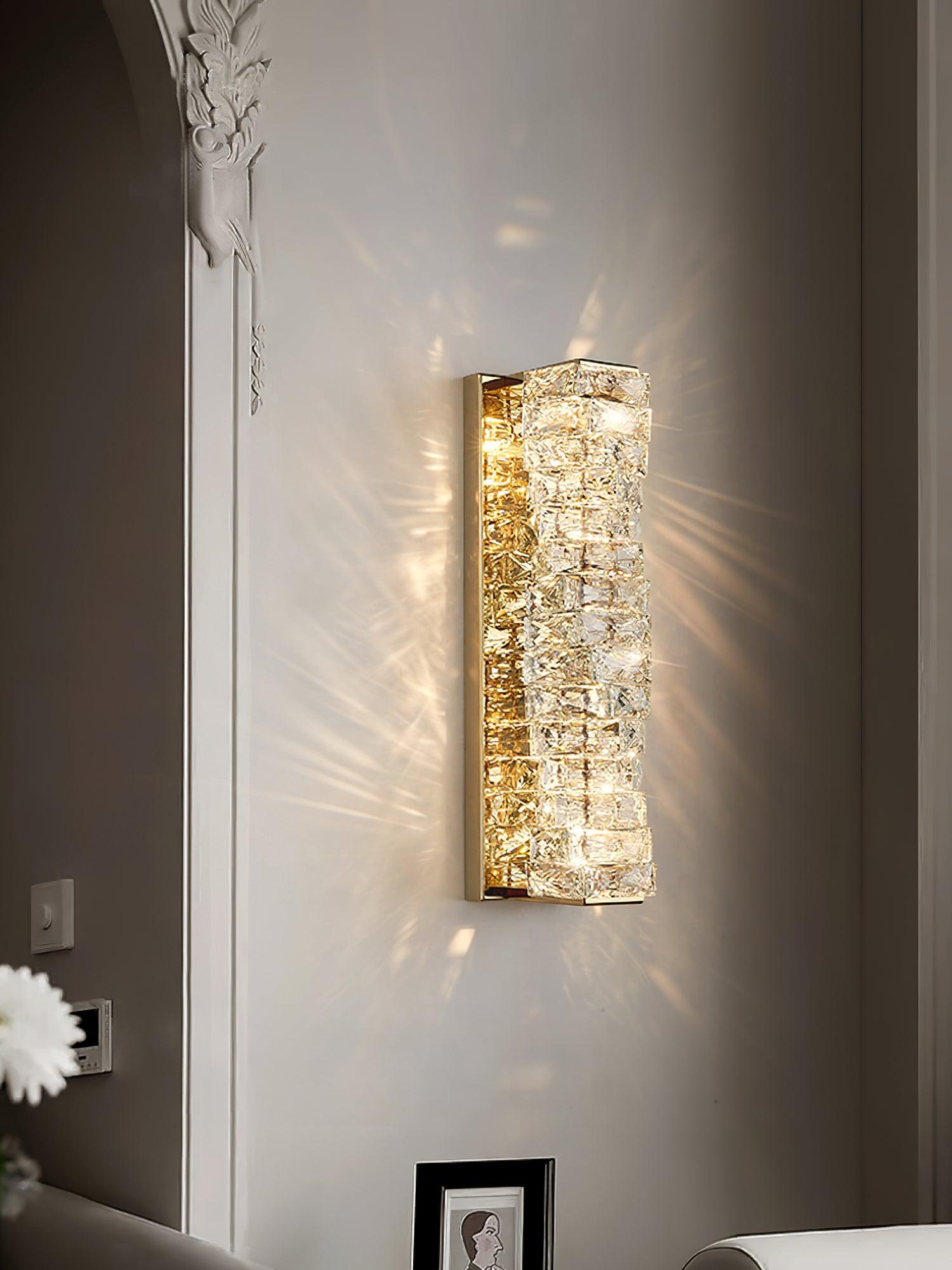 Ilvelia Postmodern Luxury Crystal Wall Light - Letslighting