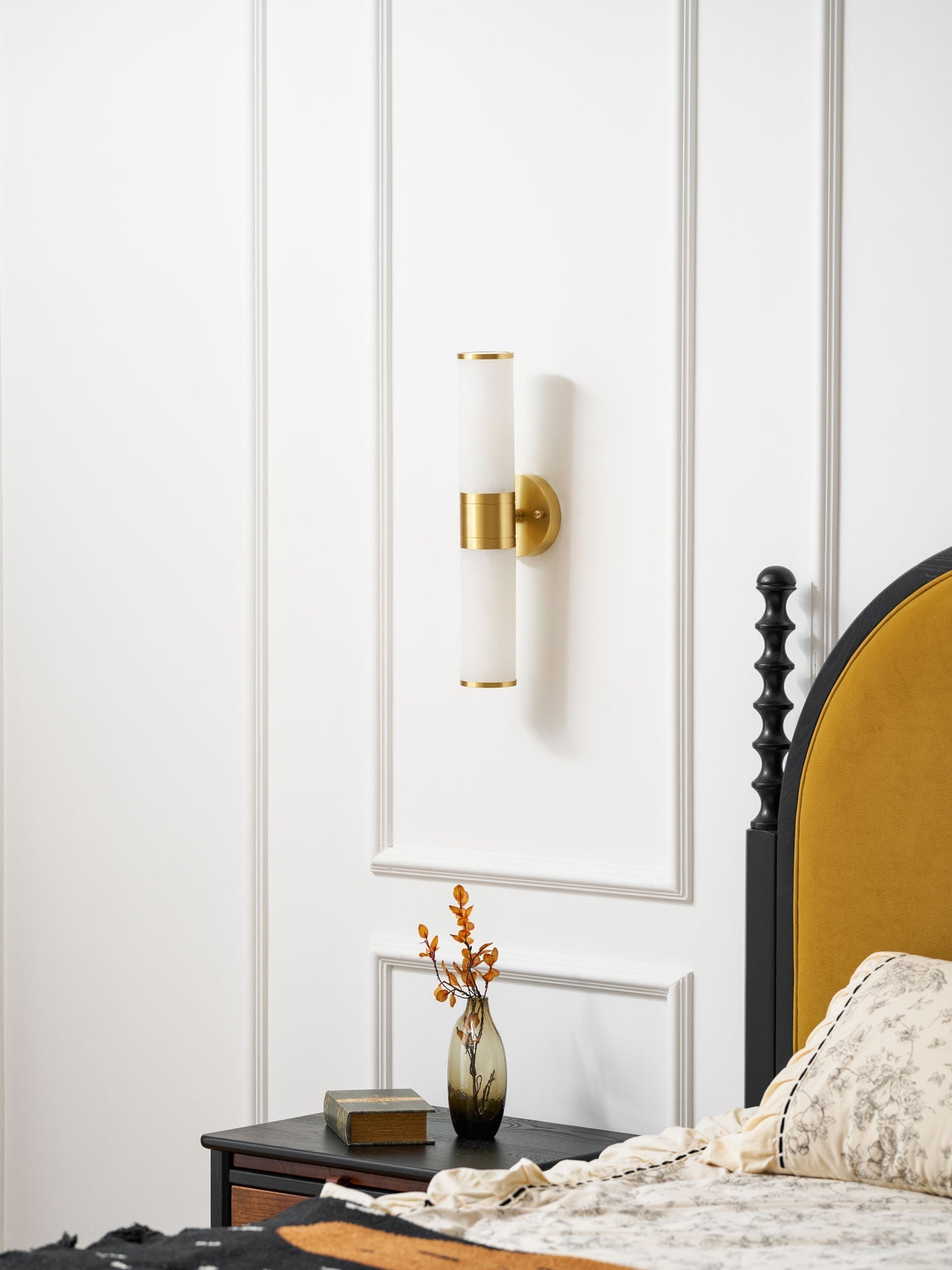 Kaia Minimalist Alabaster Wall Lamp - Letslighting