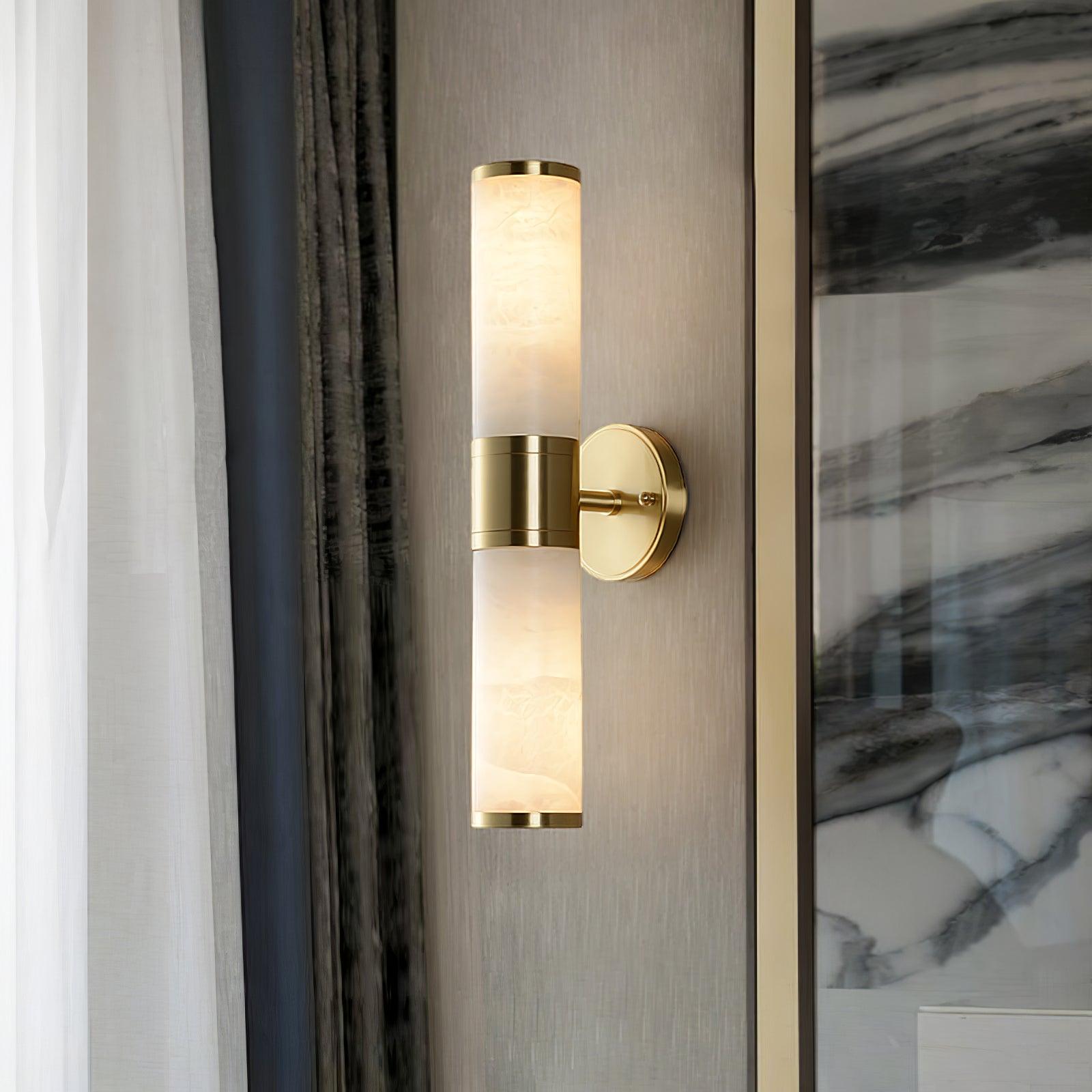 Kaia Minimalist Alabaster Wall Lamp - Letslighting