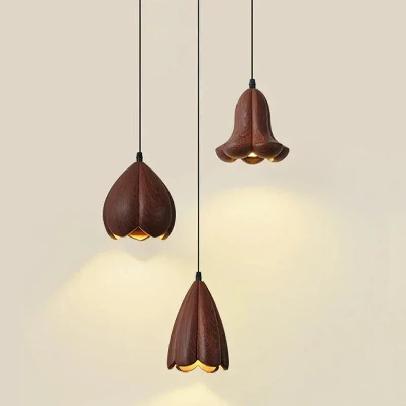 Ritta Vintage Flower LED Pendant Light /Resin Dining Room - Letslighting