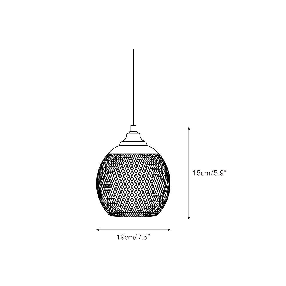 Aursorir Modern Minimalist Mesh Pendant Lamp - Letslighting