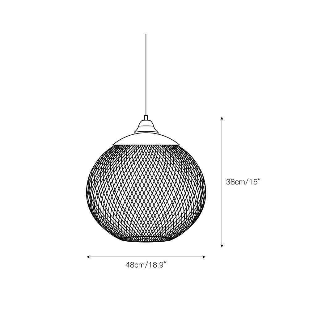 Aursorir Modern Minimalist Mesh Pendant Lamp - Letslighting