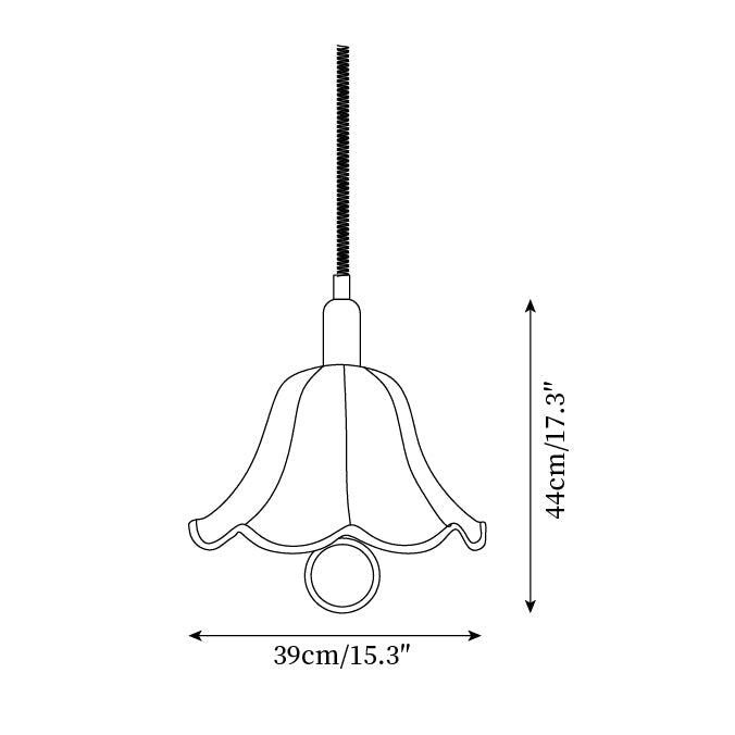 Lanna Pendant Lamp Bell-Shaped Elegant Traditional - Letslighting