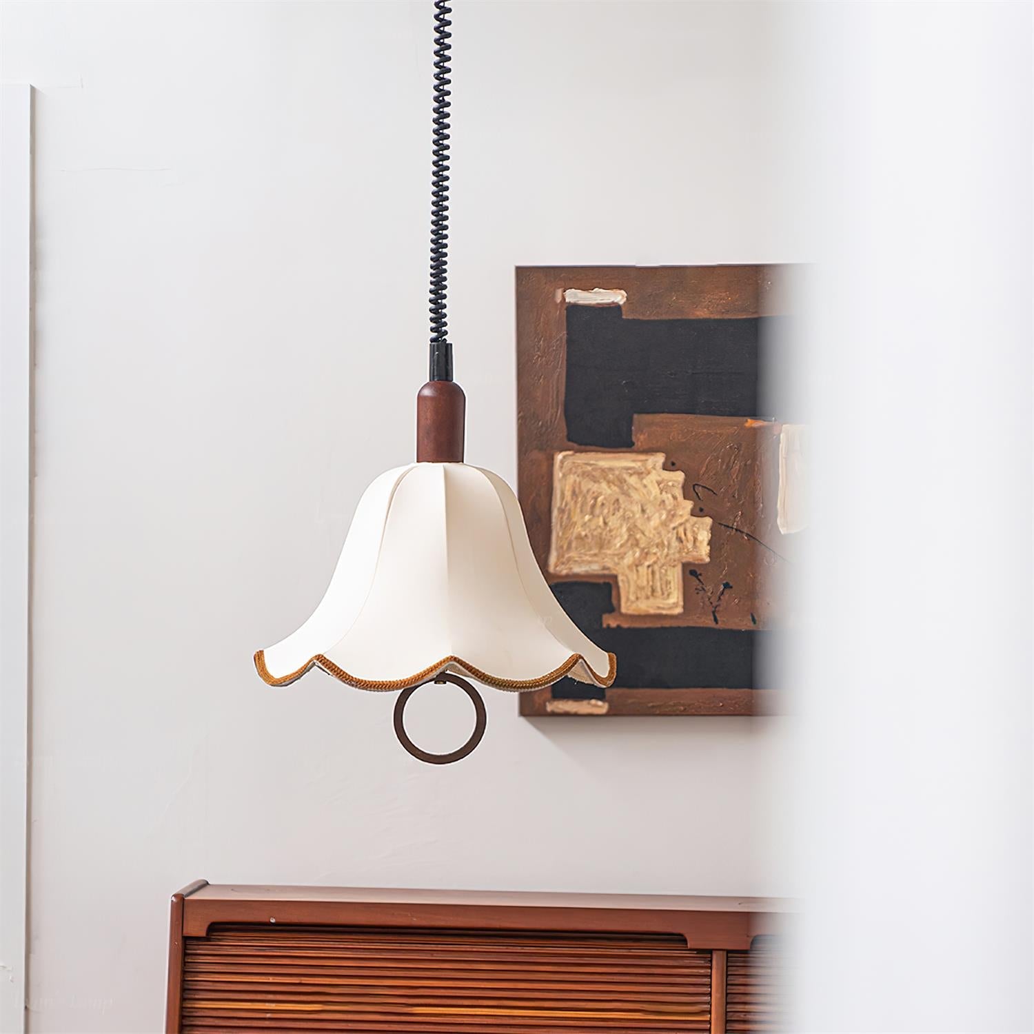 Lanna Pendant Lamp Bell-Shaped Elegant Traditional - Letslighting