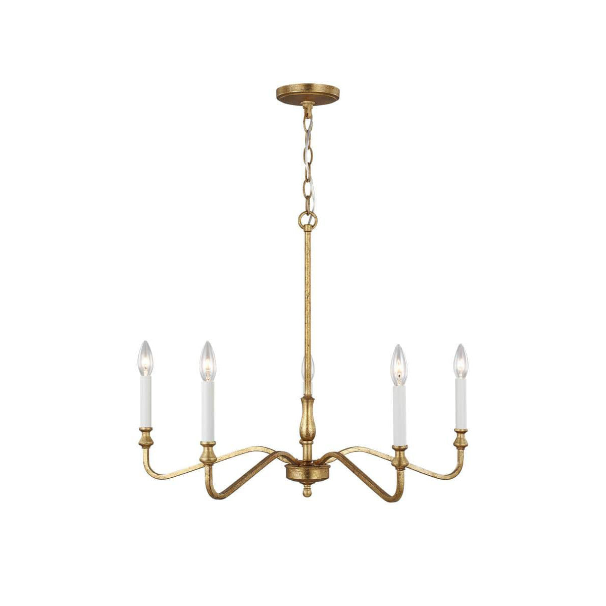 Ulsilus Vintage Industrial Brass Chandelier - Letslighting