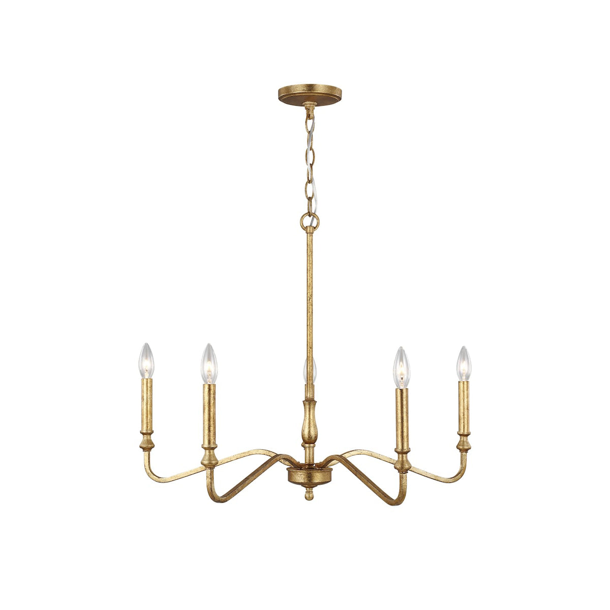Ulsilus Vintage Industrial Brass Chandelier - Letslighting