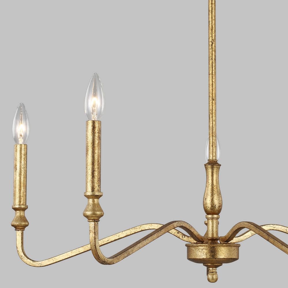Ulsilus Vintage Industrial Brass Chandelier - Letslighting