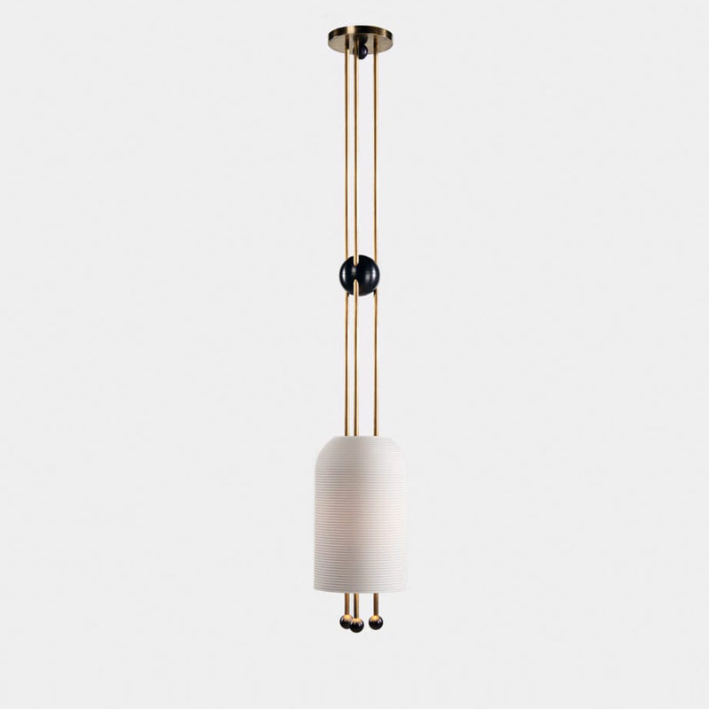Ucaryra Premium Elegance Glass Lantern Pendant Lamp - Letslighting