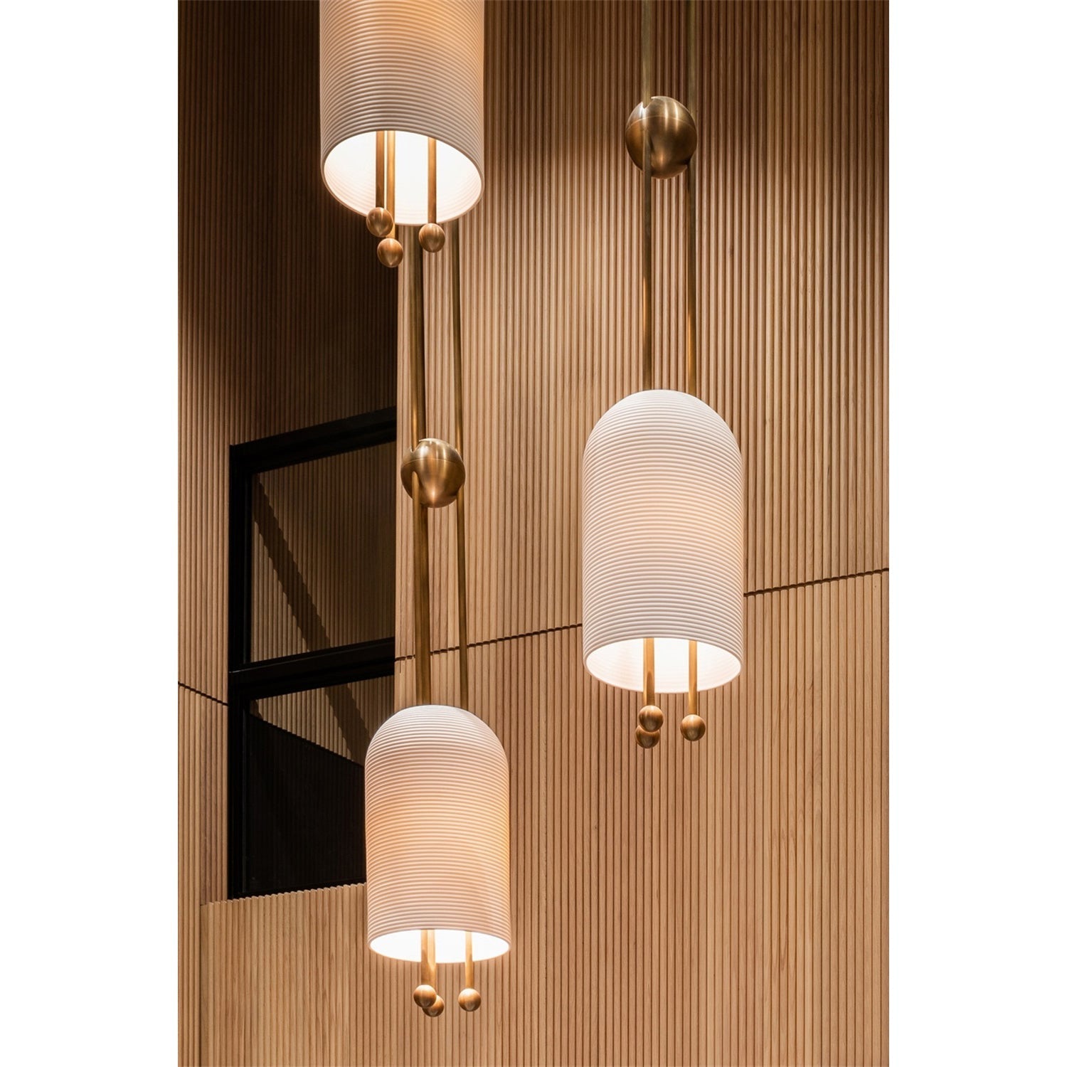 Ucaryra Premium Elegance Glass Lantern Pendant Lamp - Letslighting
