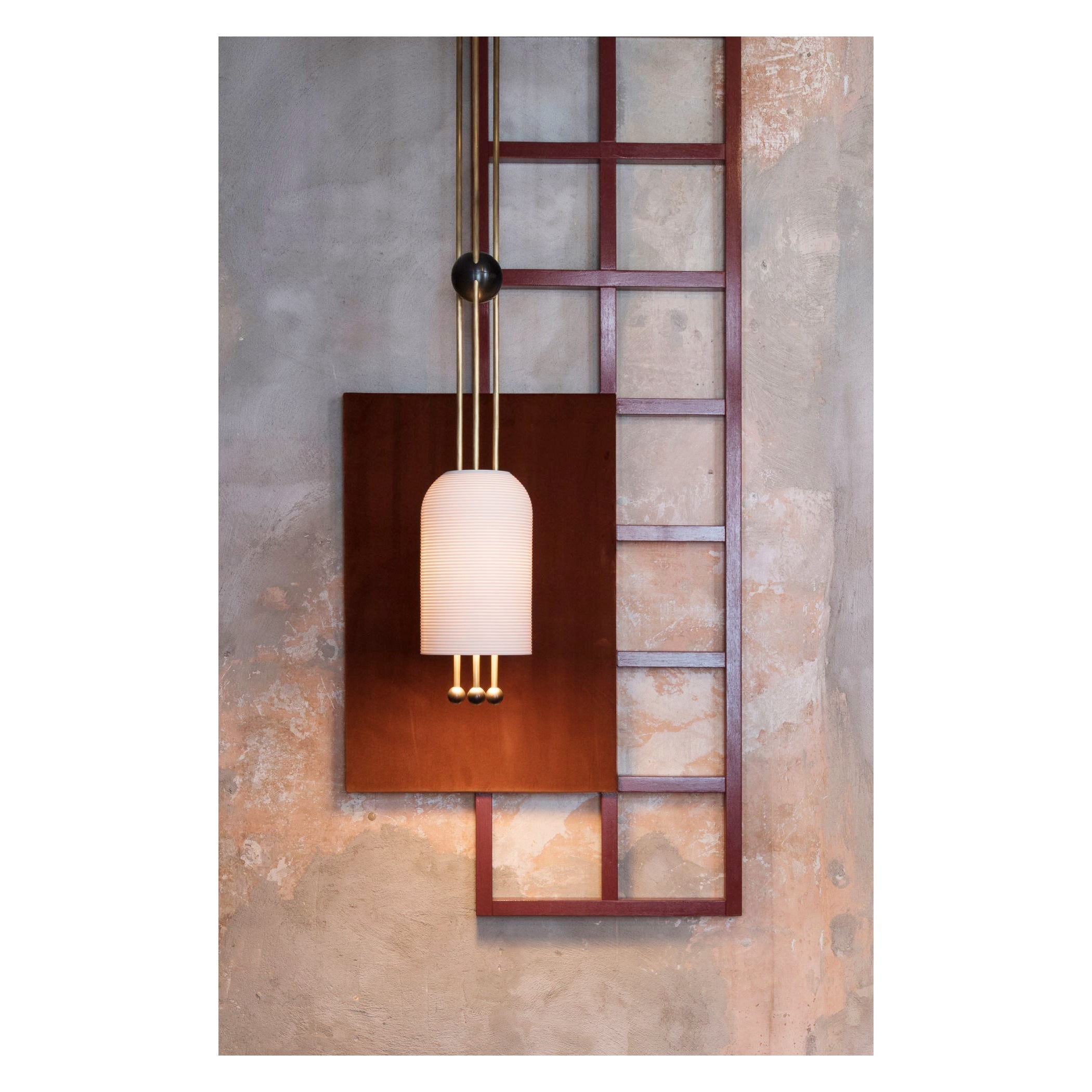 Ucaryra Premium Elegance Glass Lantern Pendant Lamp - Letslighting