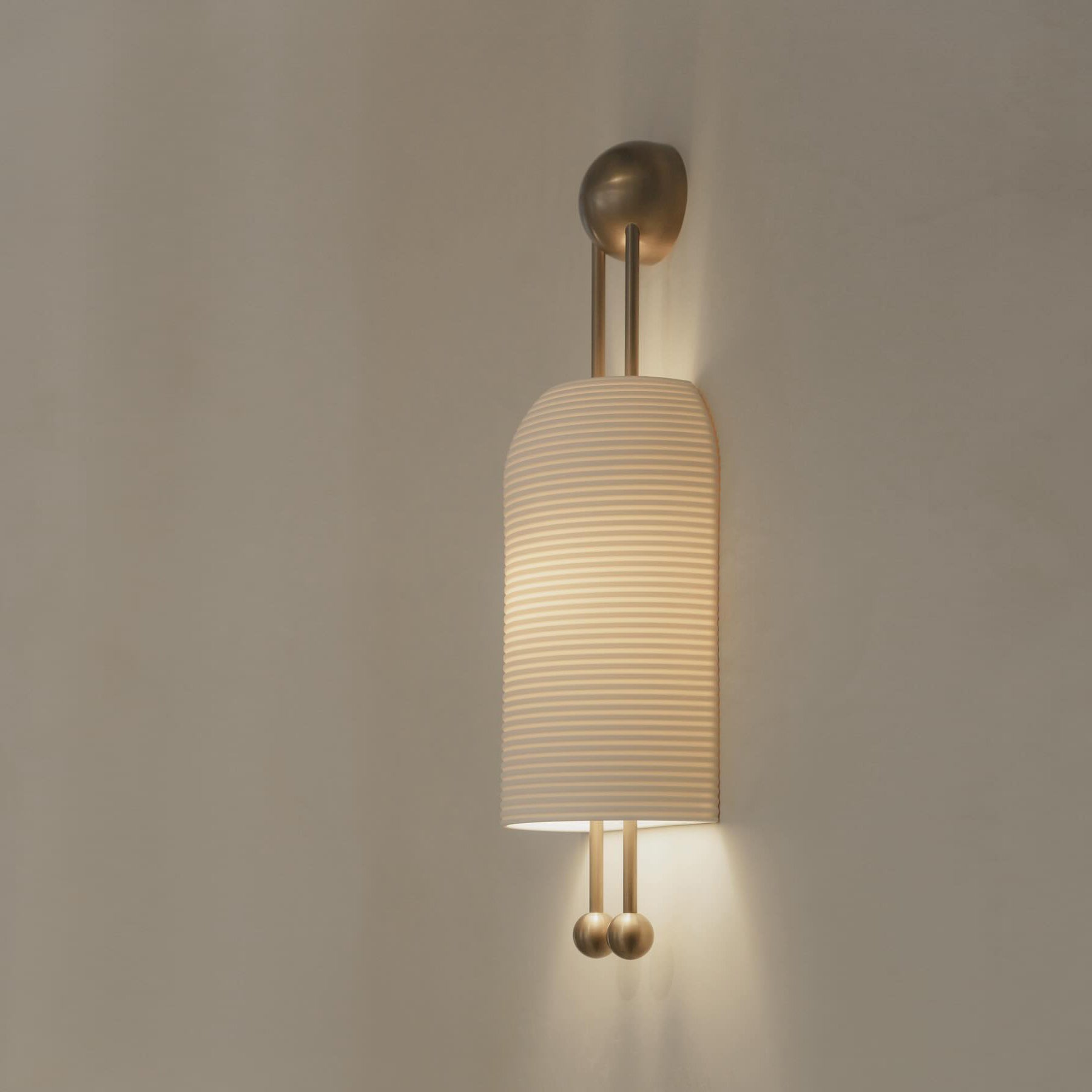 Zelaeora Modern Minimalist Glass Lantern Sconce Wall Lamp - Letslighting