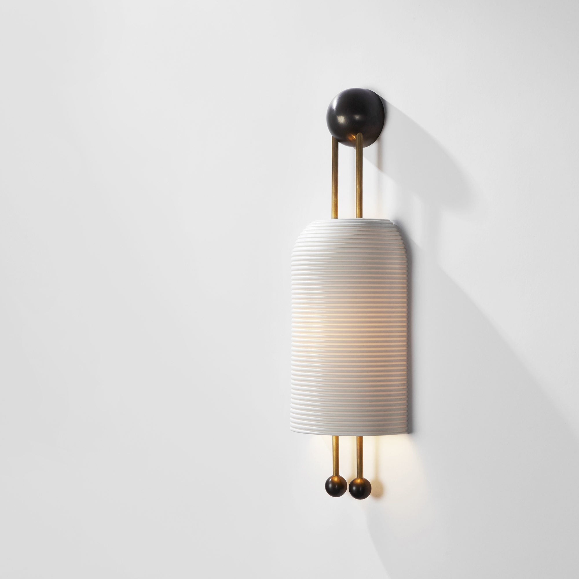 Zelaeora Modern Minimalist Glass Lantern Sconce Wall Lamp - Letslighting