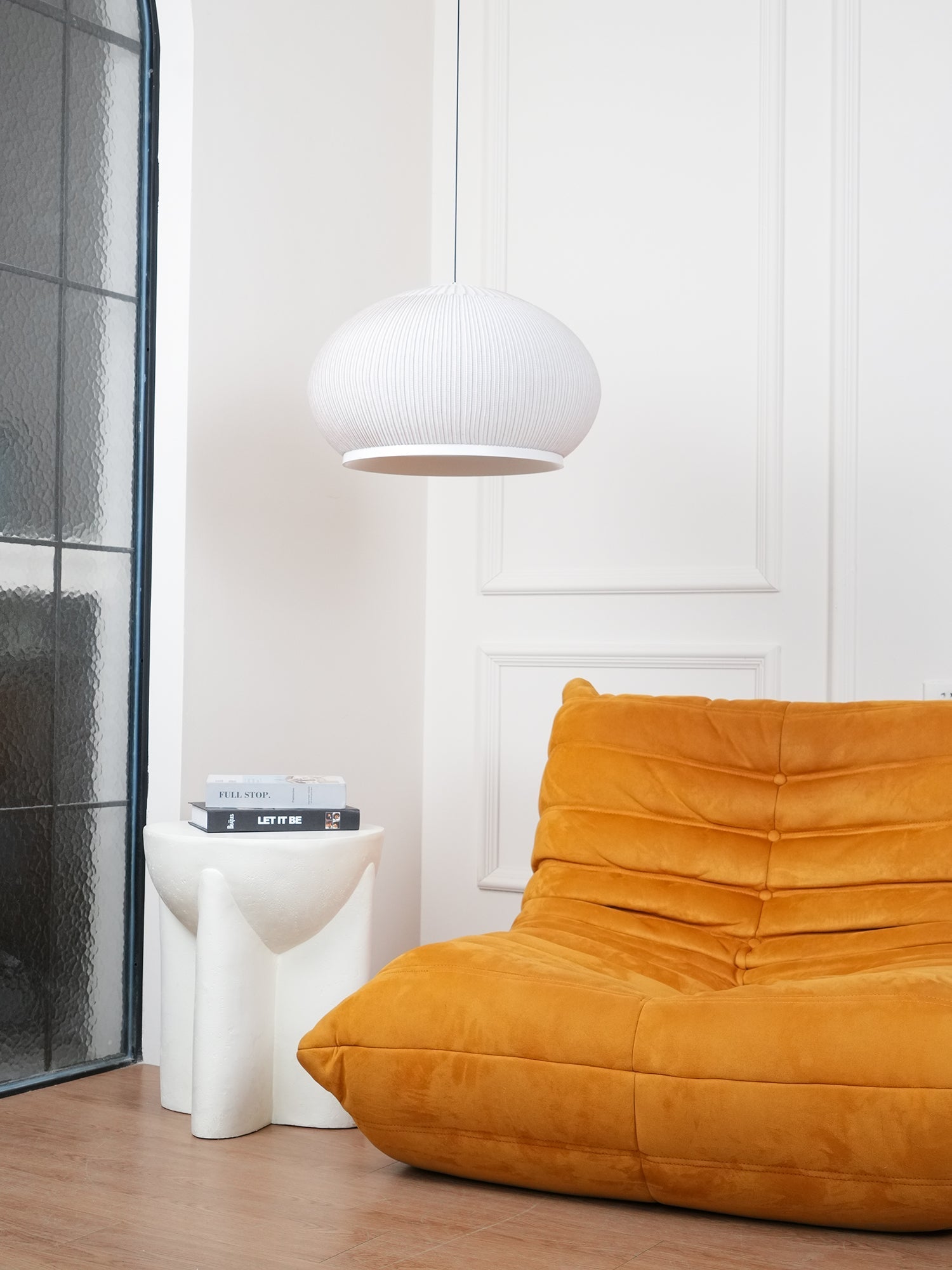 Blythe Minimalist Fabric Pendant Light - Letslighting