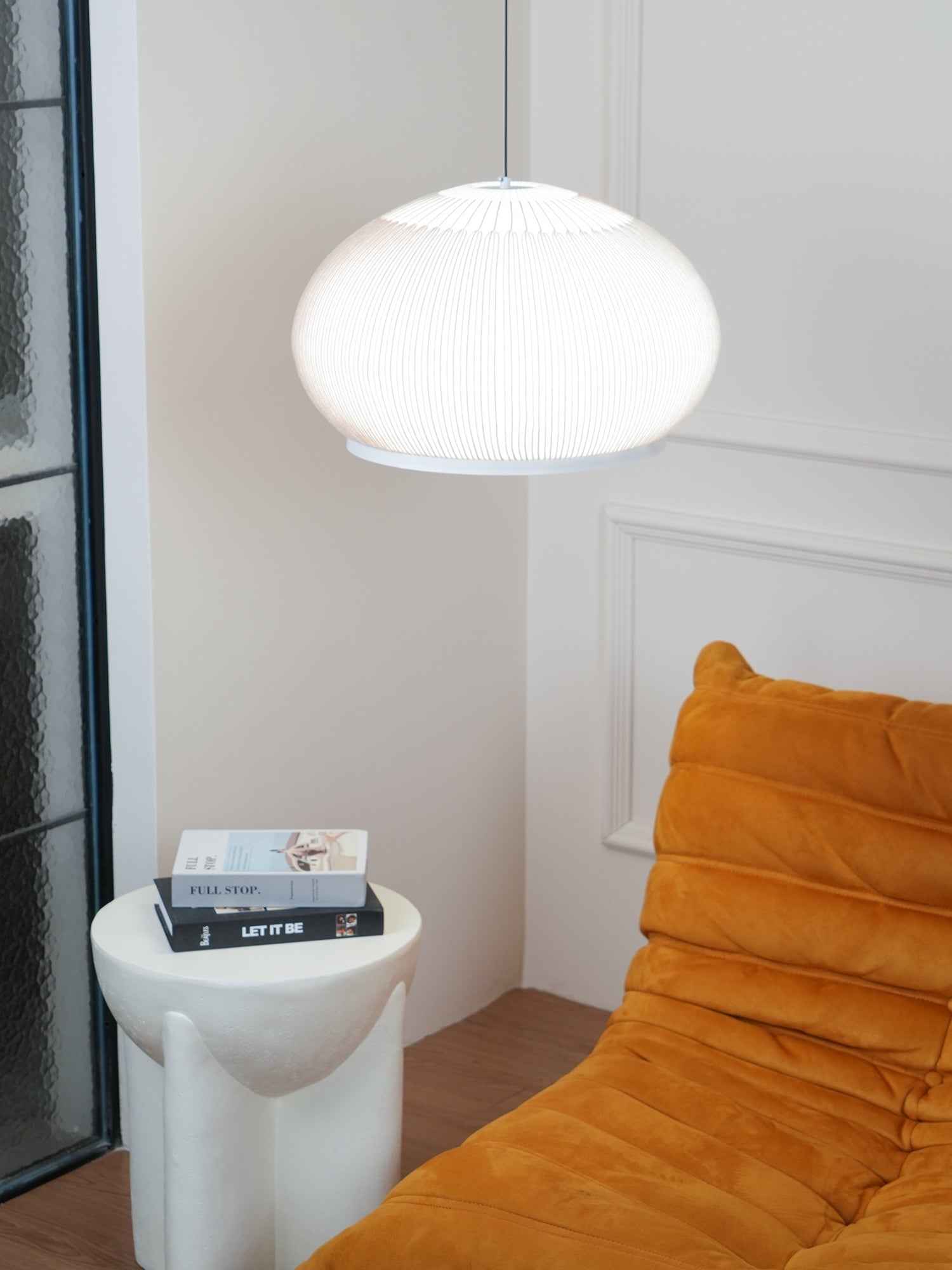 Blythe Minimalist Fabric Pendant Light - Letslighting