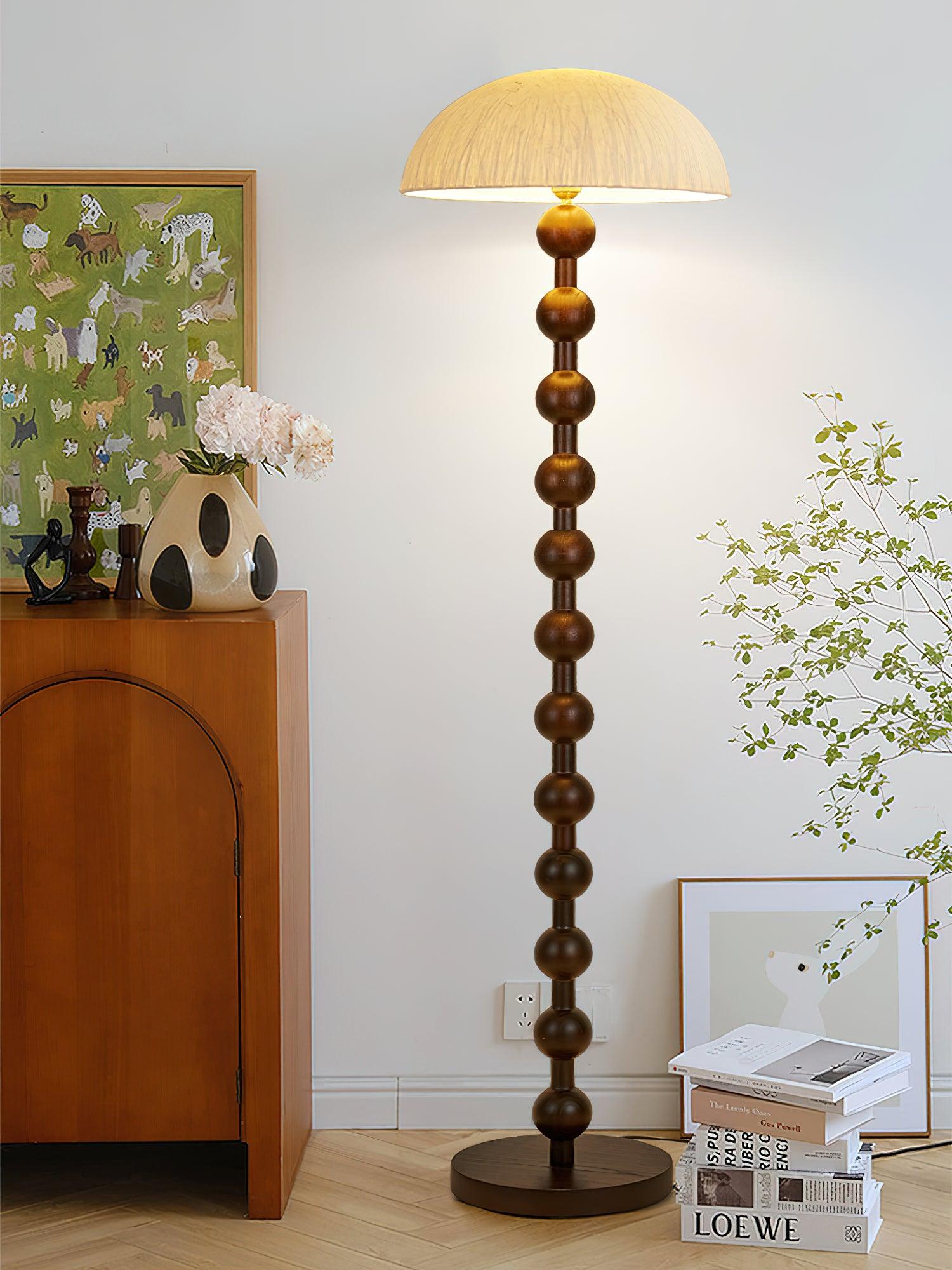 Lyliril Retro Wood Floor Lamp - Letslighting