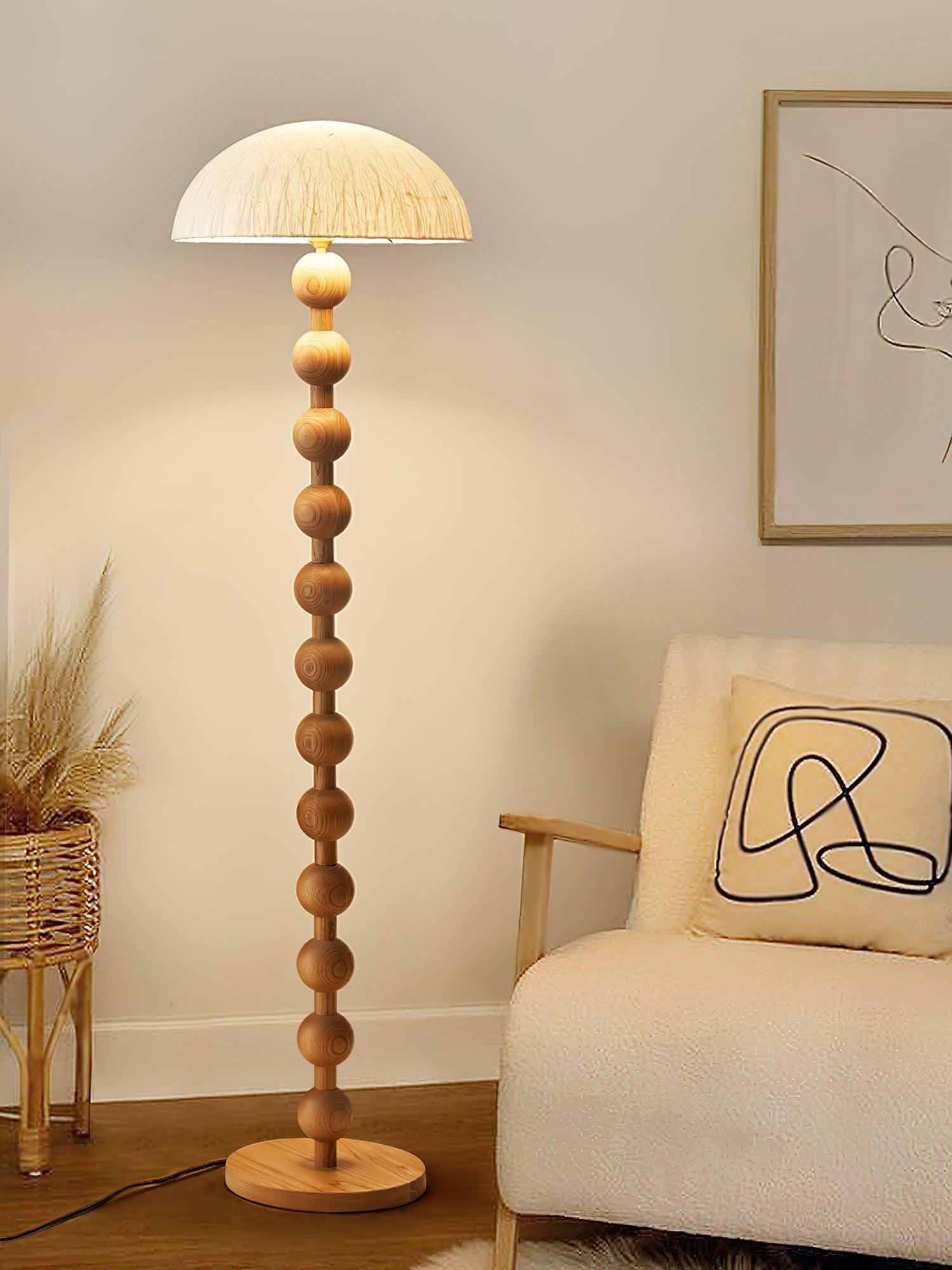 Lyliril Retro Wood Floor Lamp - Letslighting