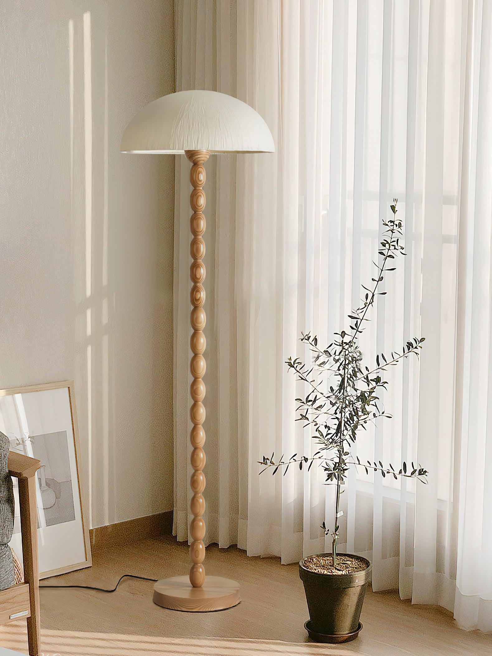 Lyliril Retro Wood Floor Lamp - Letslighting