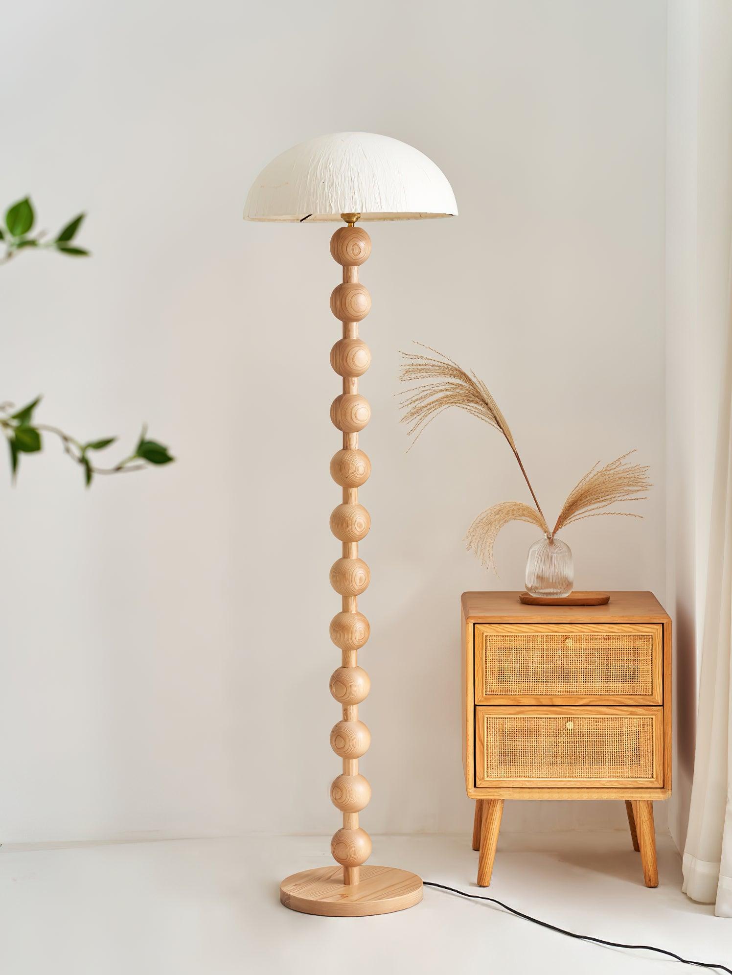 Lyliril Retro Wood Floor Lamp - Letslighting